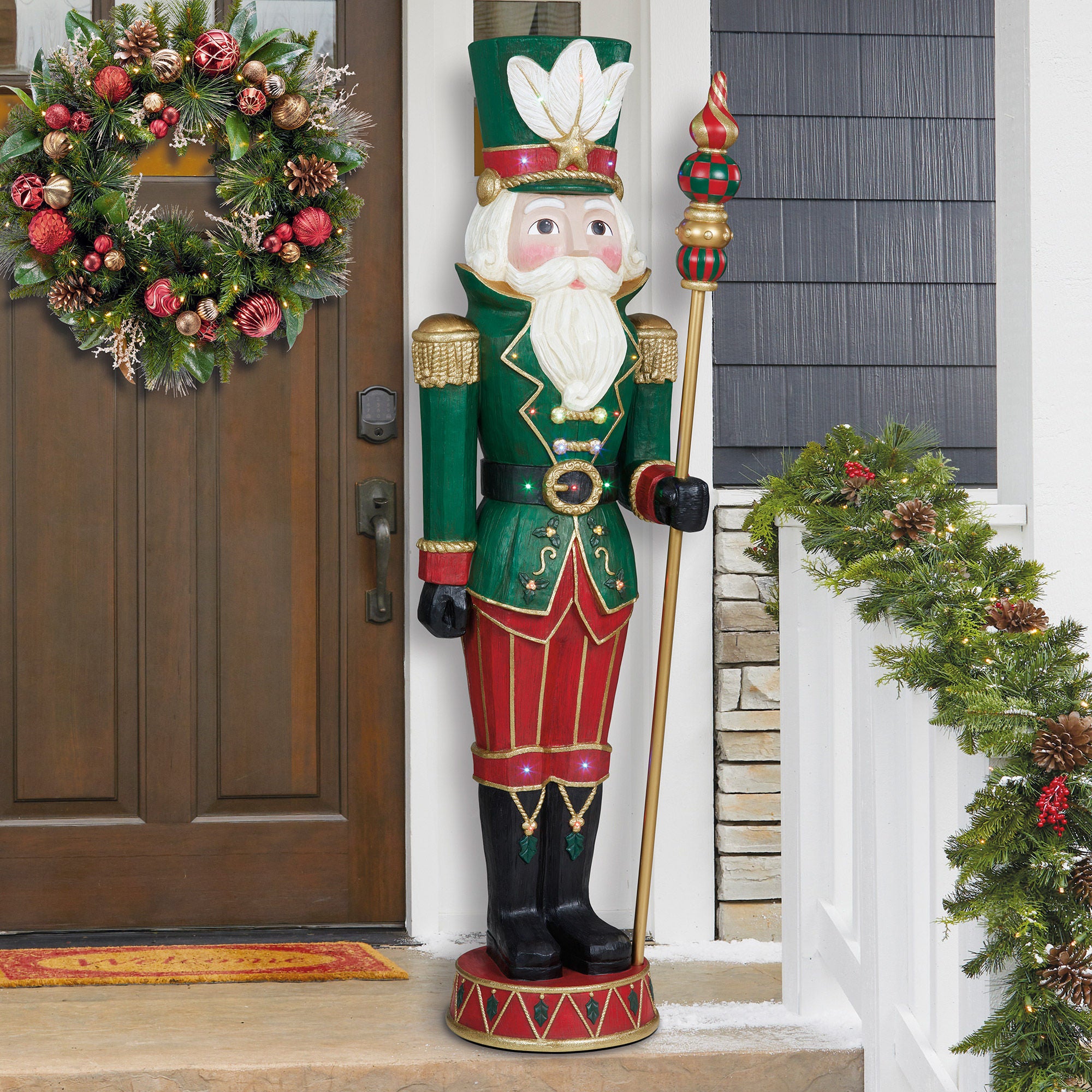 6' Nutcracker with LED Lights & Music