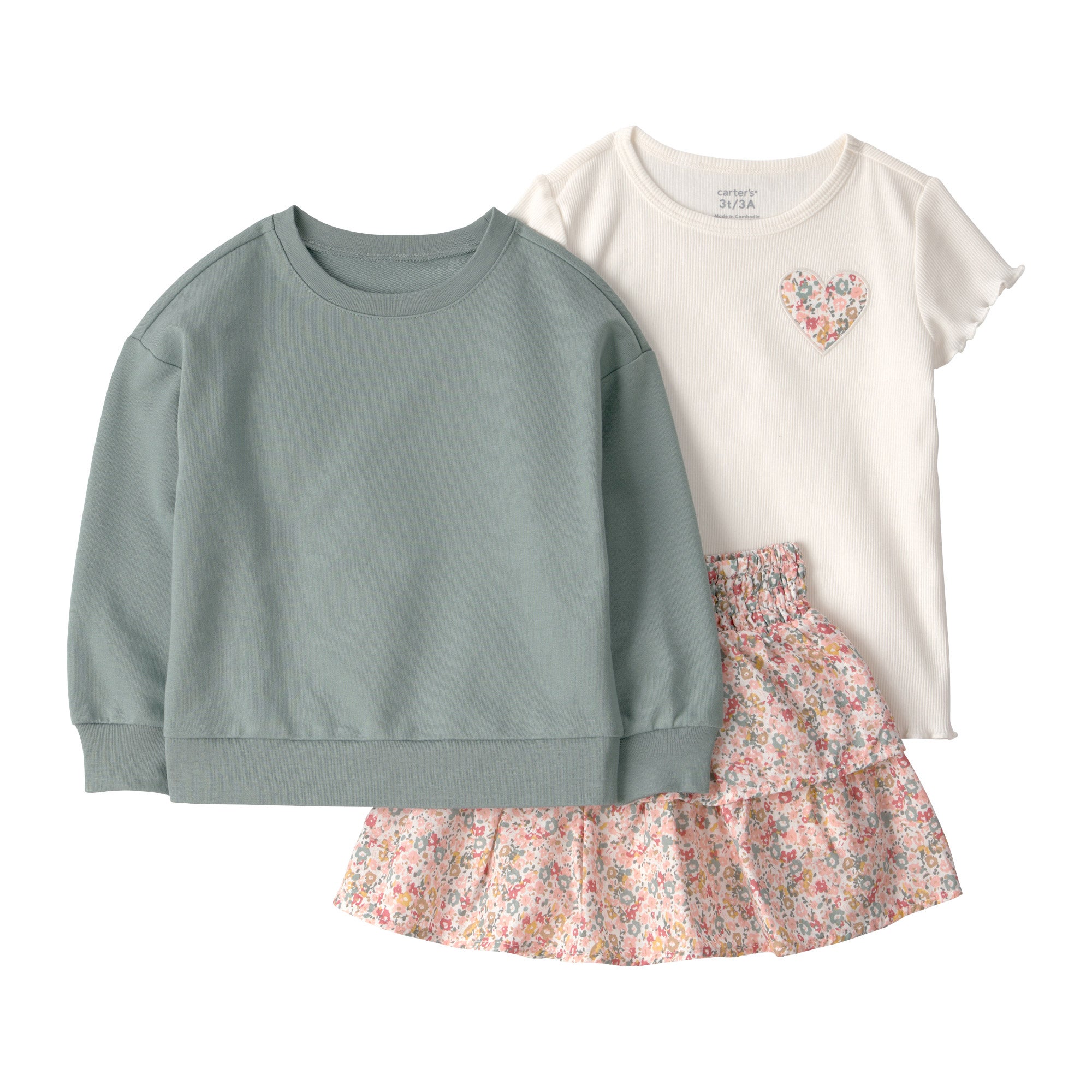Carter's Kids' 3-piece Skort Set