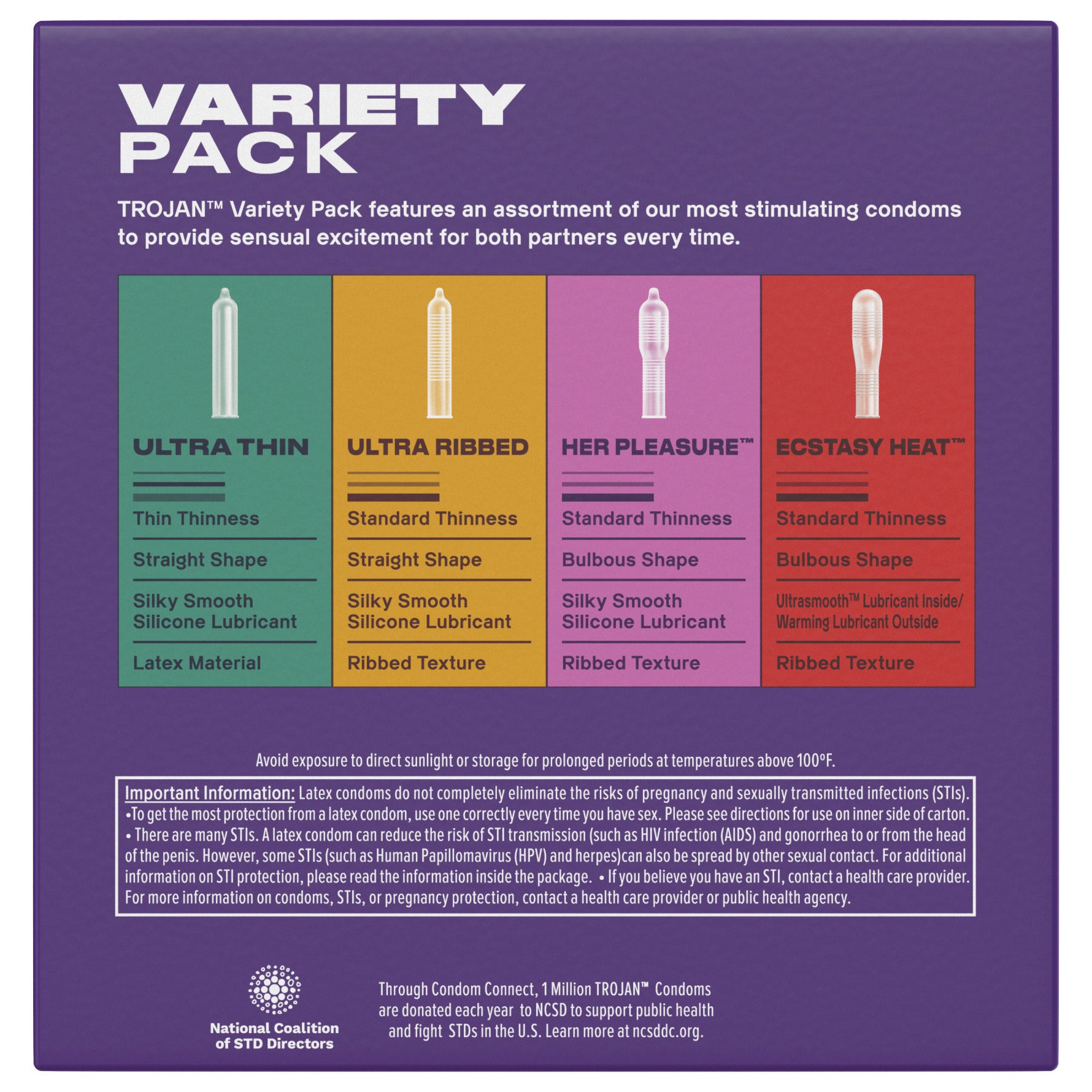 TROJAN Variety Pack, 40 Condoms