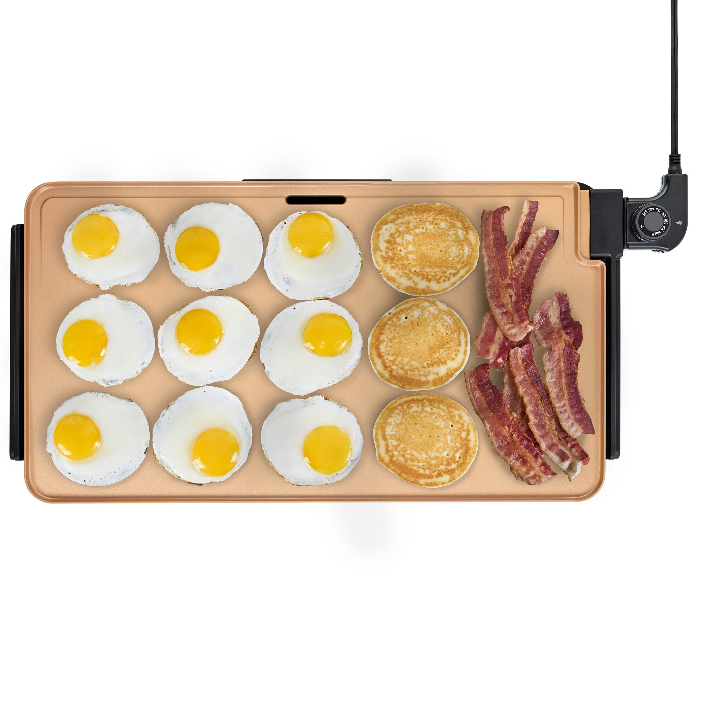 bella XL Ceramic Griddle with Warming Tray