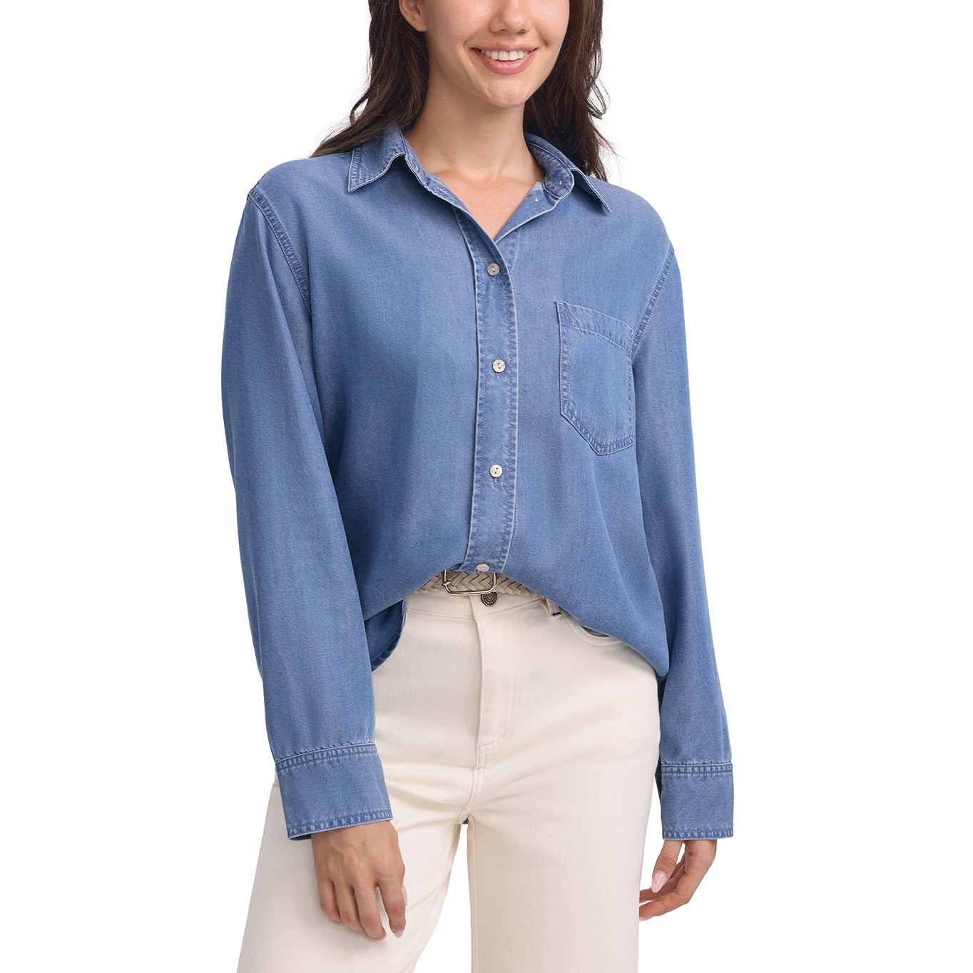 Frye Women's Lyocell Button-Up Shirt