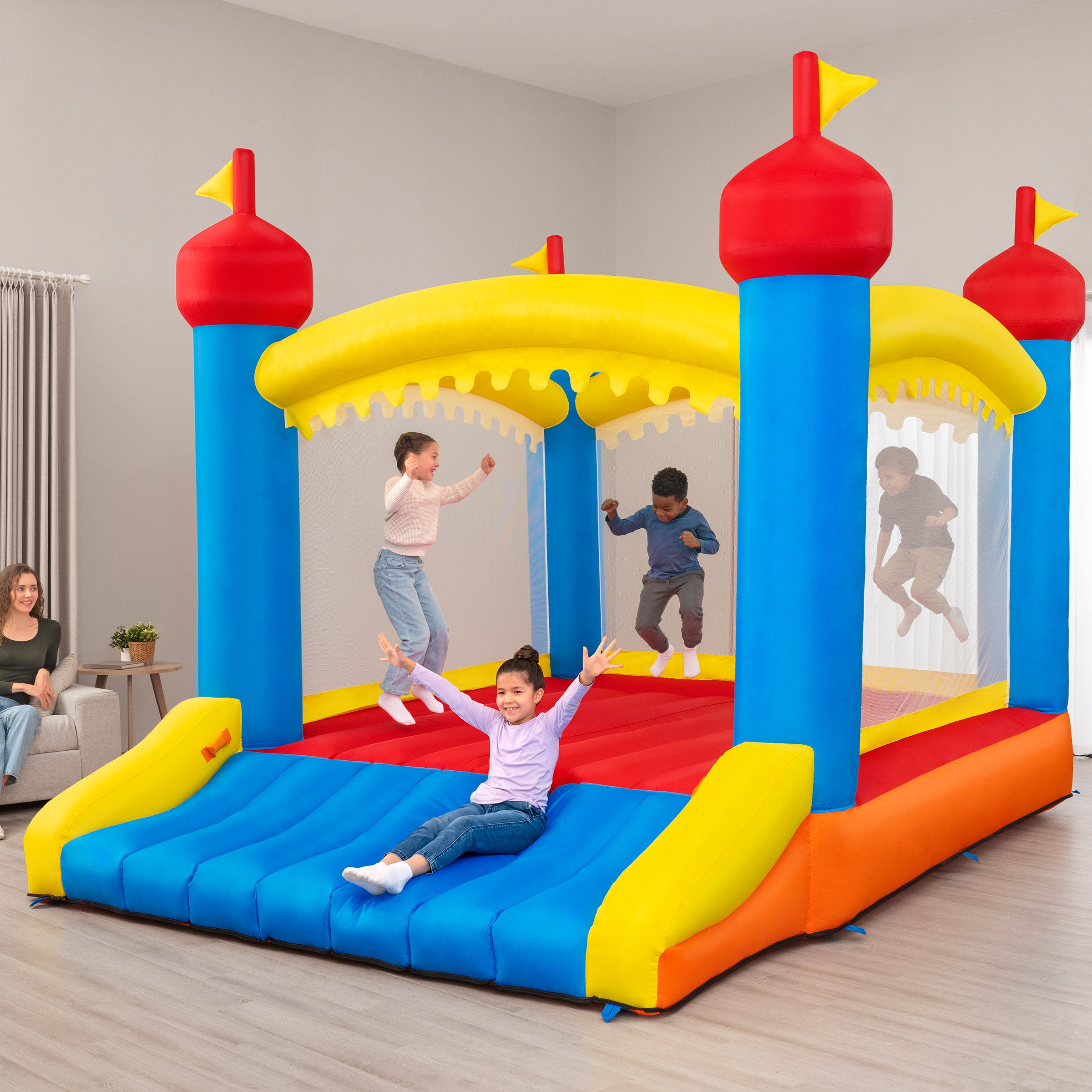 H2OGO! Castlehaven Kids Inflatable Mega Bounce House