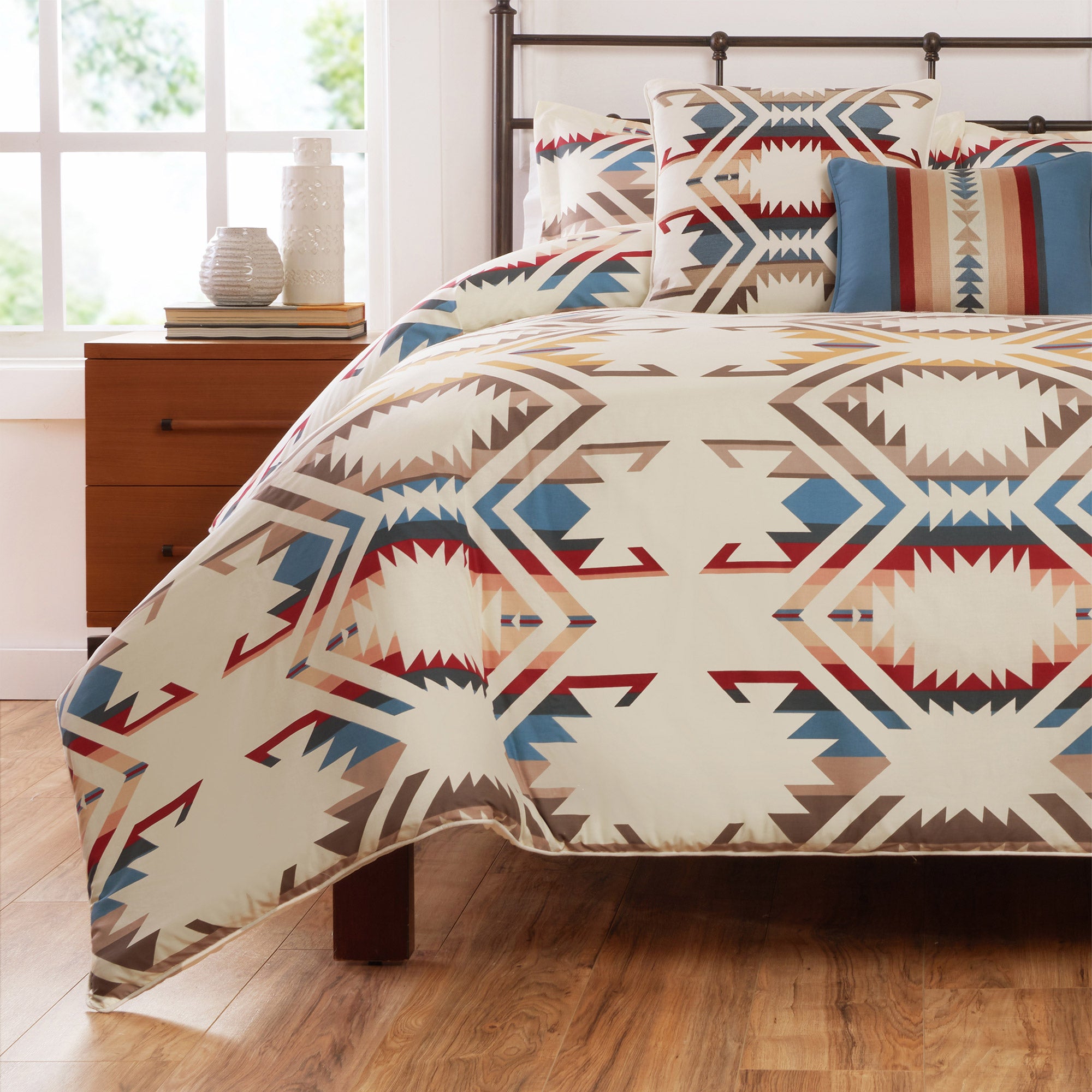 Pendleton 5-piece Comforter Set, White Sands