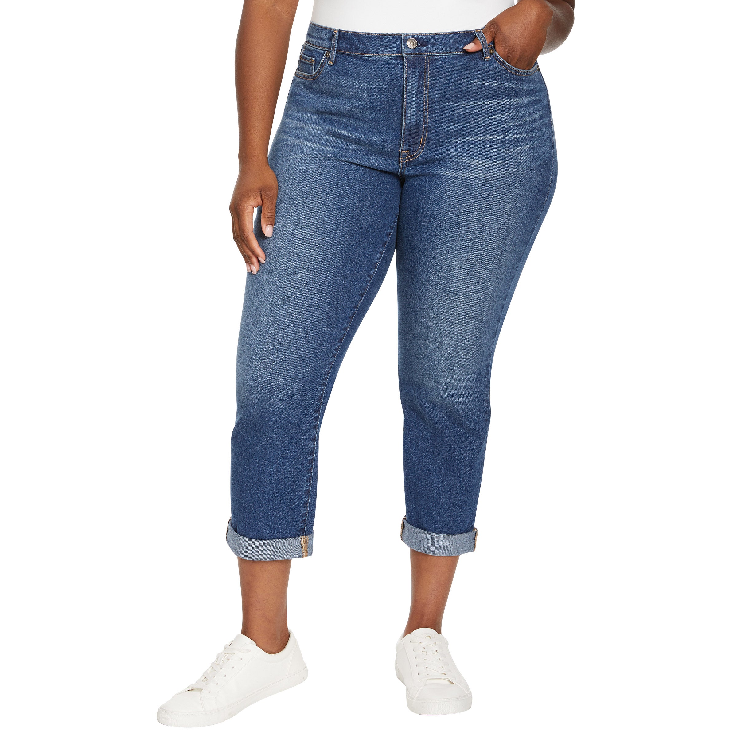Gloria Vanderbilt Ladies' Cuffed Boyfriend Jean