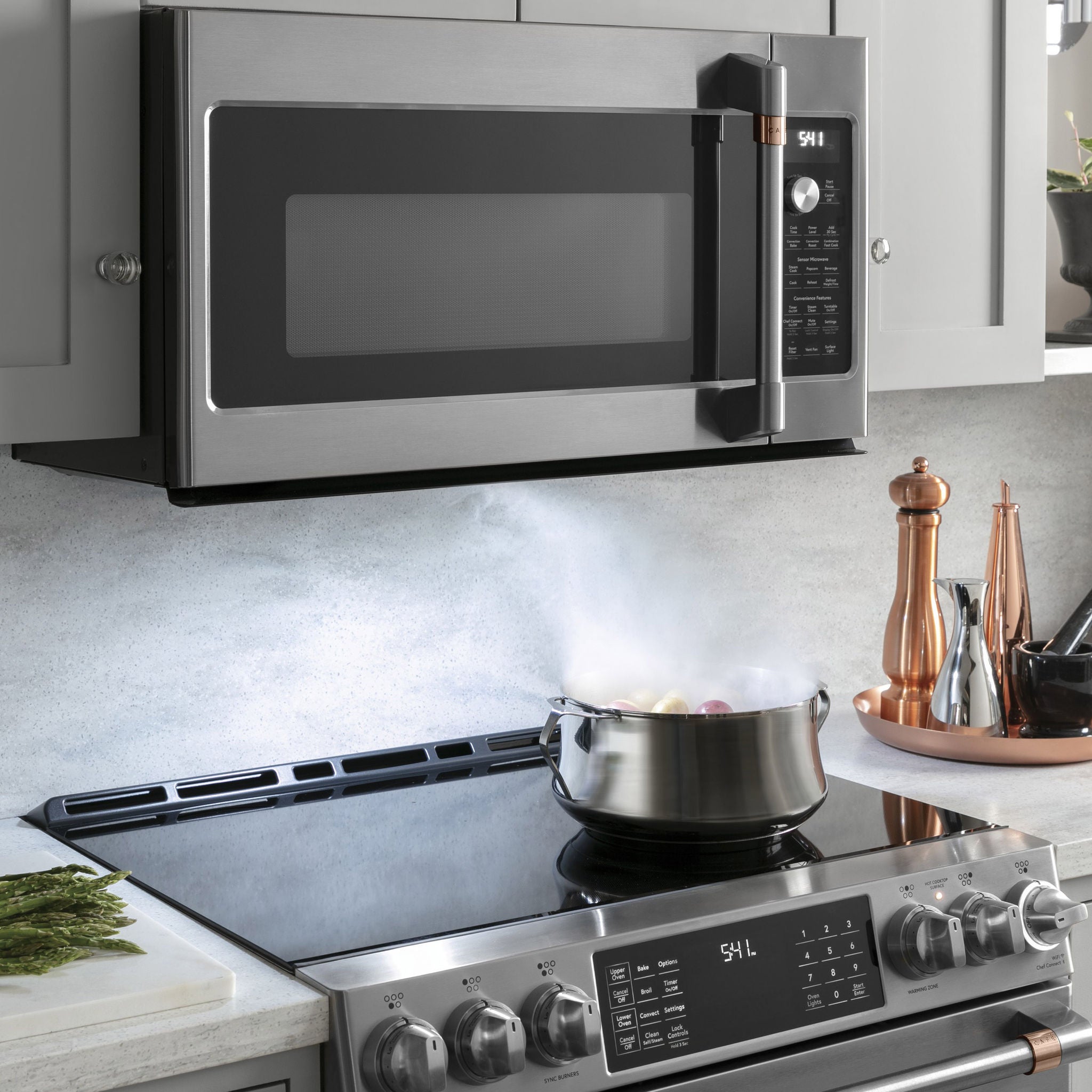 Café 30" 2.1 cu. ft. Over-the-Range Microwave Oven with Sensor Cooking