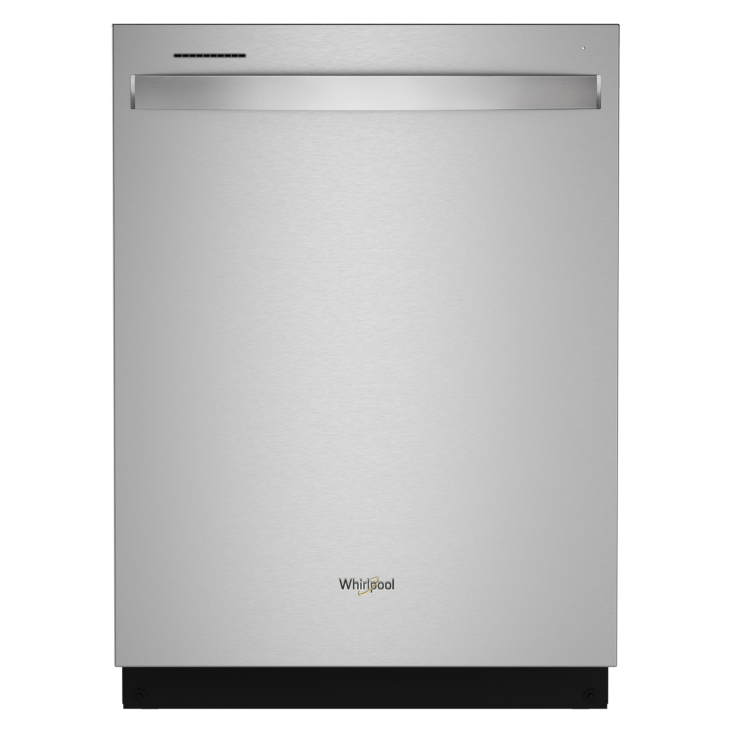 Whirlpool 24 in. Top Control Built-In Fingerprint Resistant Stainless Steel Dishwasher with AI Intelligent Wash, 47 dBA