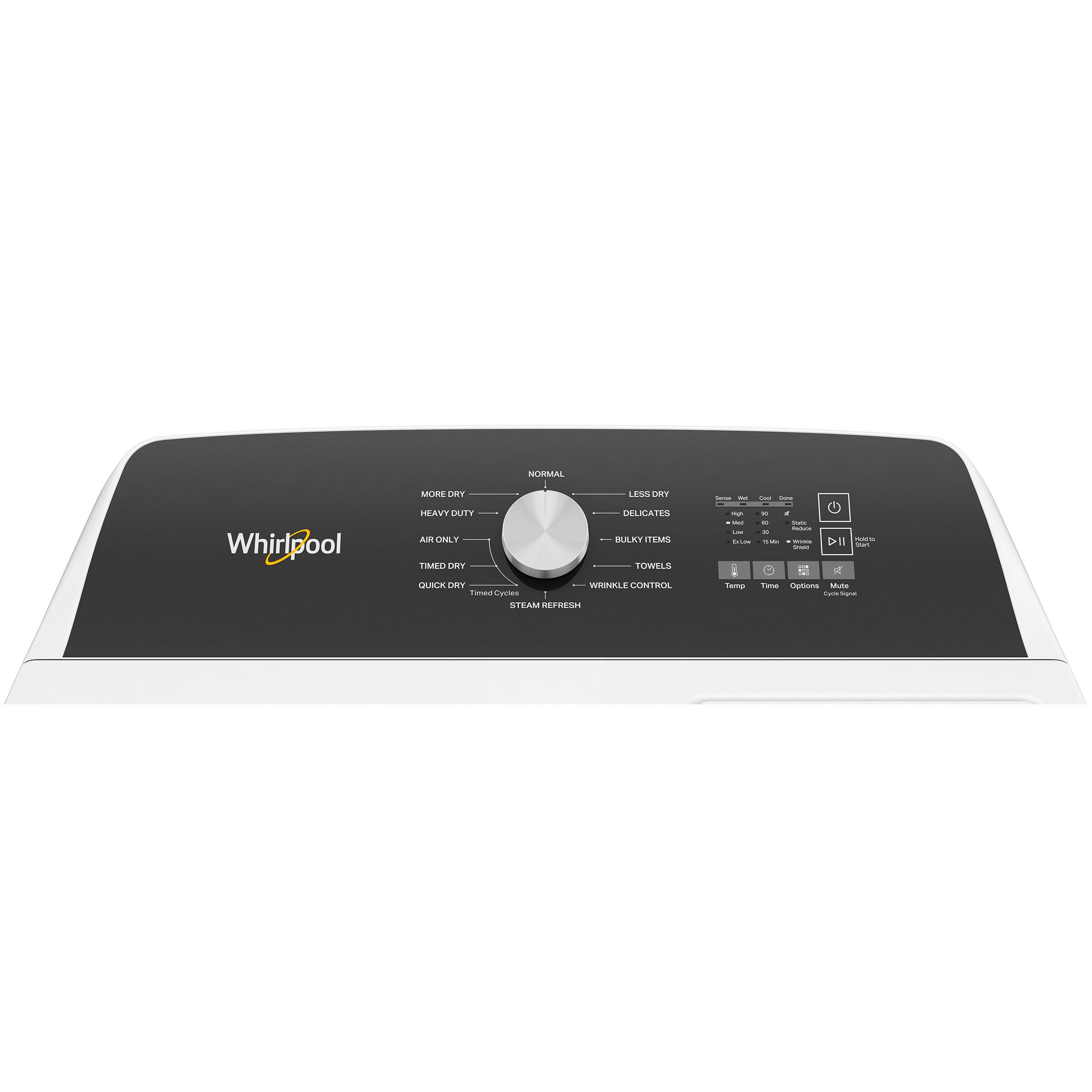 Whirlpool 7.0 cu. ft. Electric Moisture Sensing Dryer with Steam