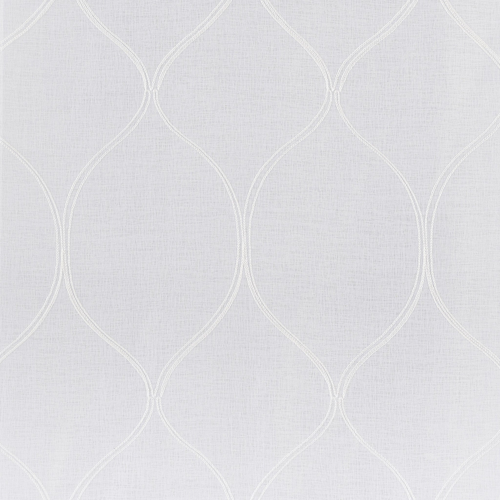 Portside Embroidered Trellis Sheer Curtains, 2-pack
