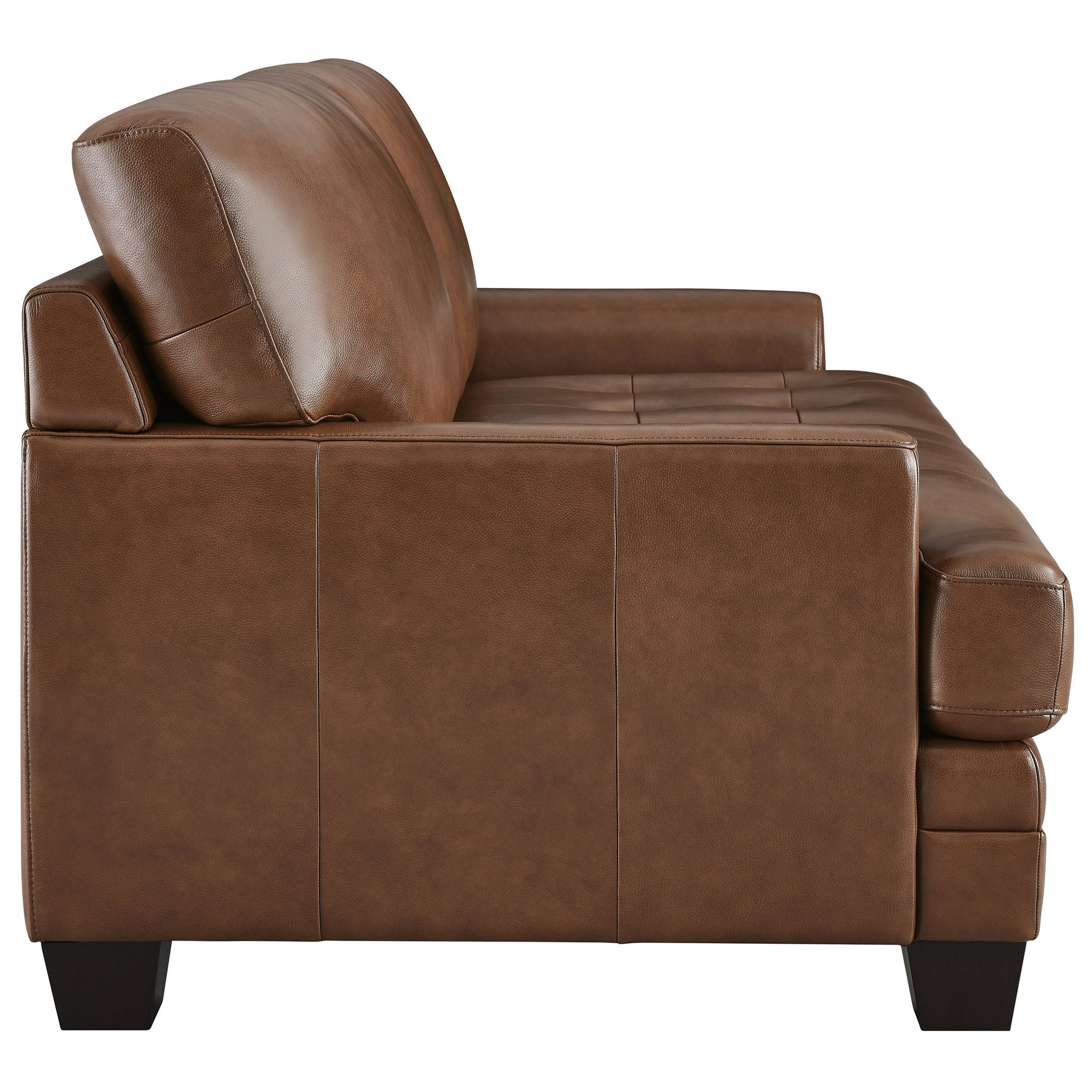 Thomasville Mitch Leather Loveseat