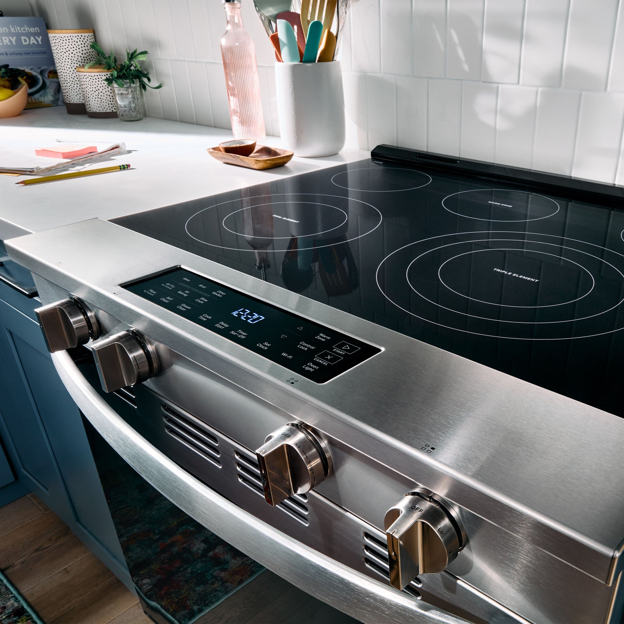 Whirlpool 5.3 cu. ft. Slide-in Electric Range with Air Cooking Technology