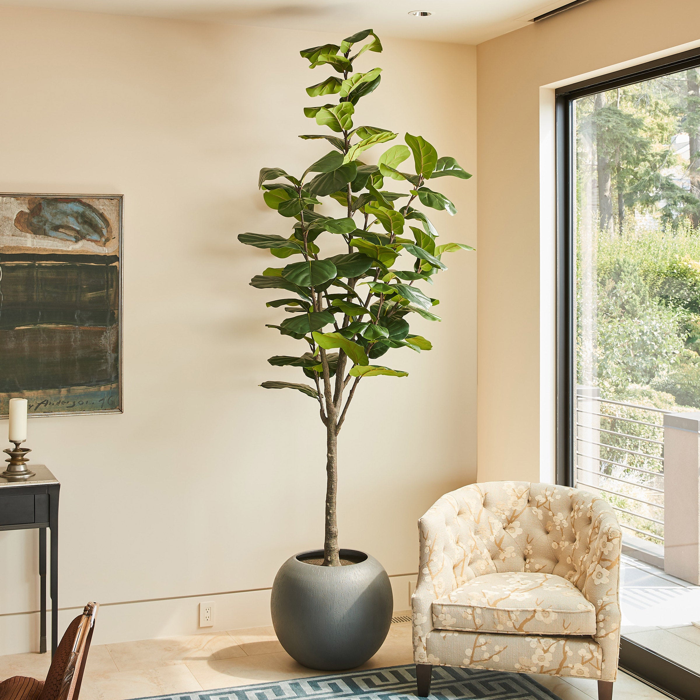 Faux 10’ Fiddle Leaf Fig Tree