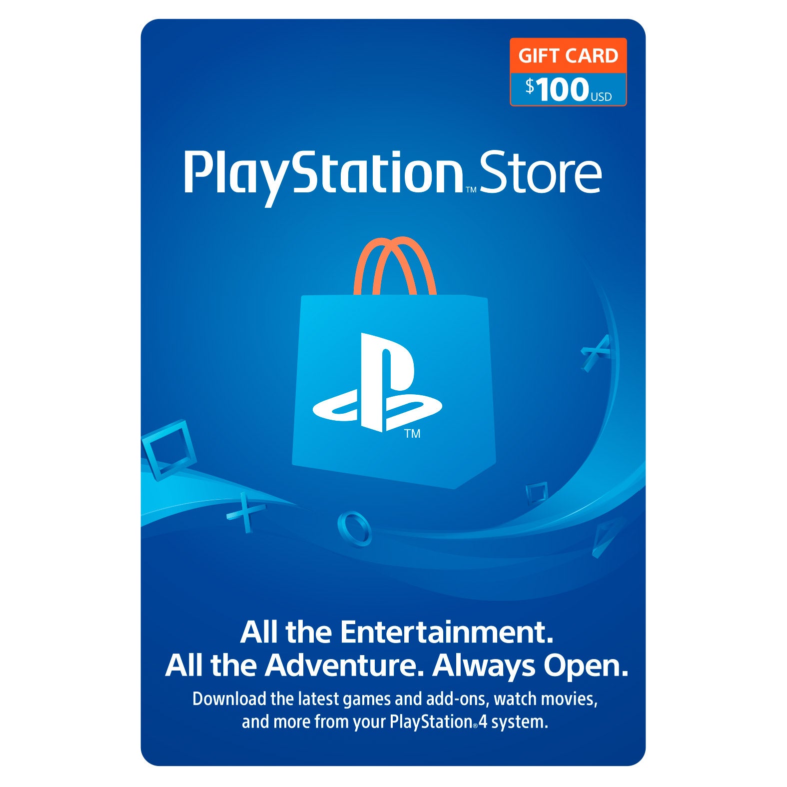 Sony PlayStation $100 Gift Card Digital Download