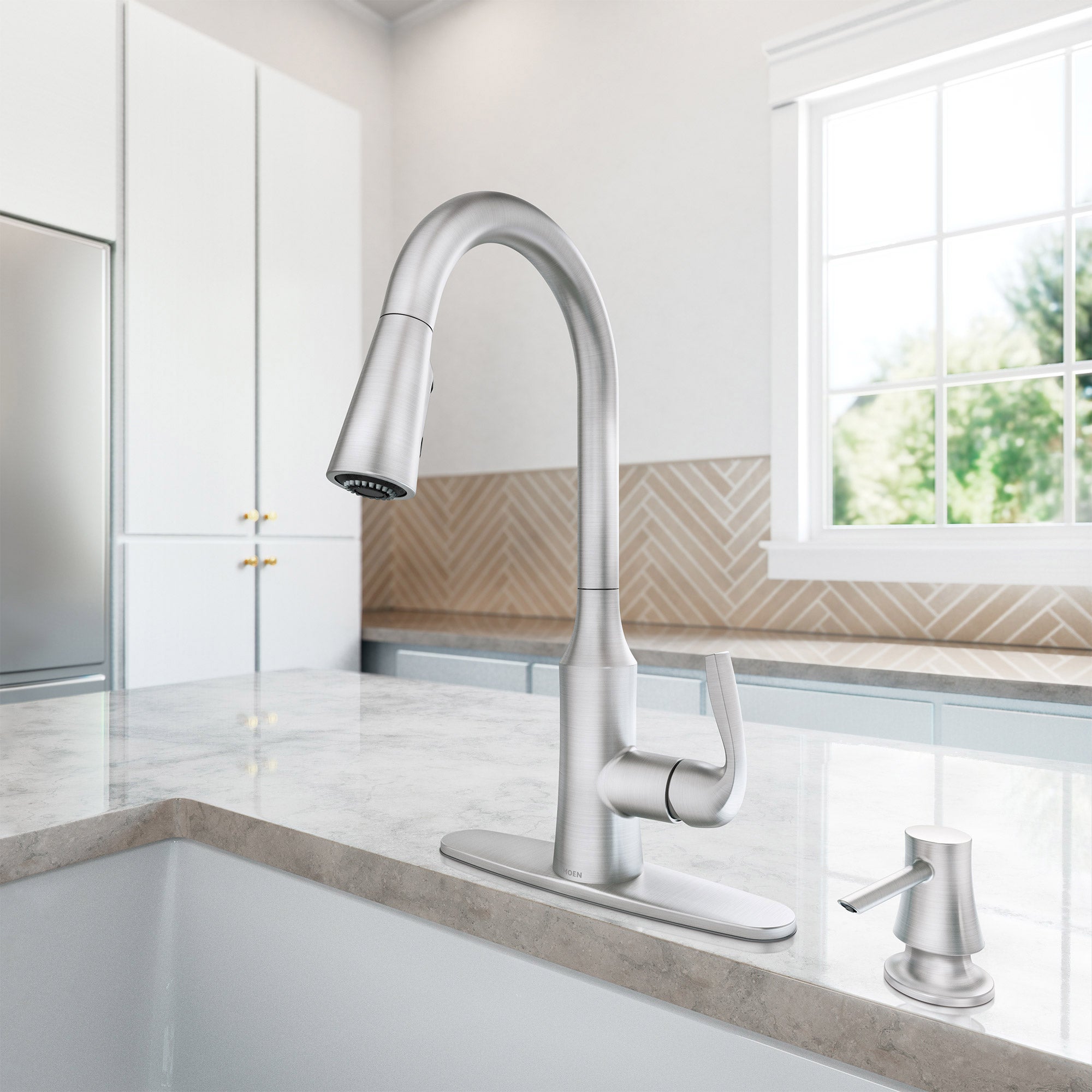 Moen Cadia Pull-down Kitchen Faucet