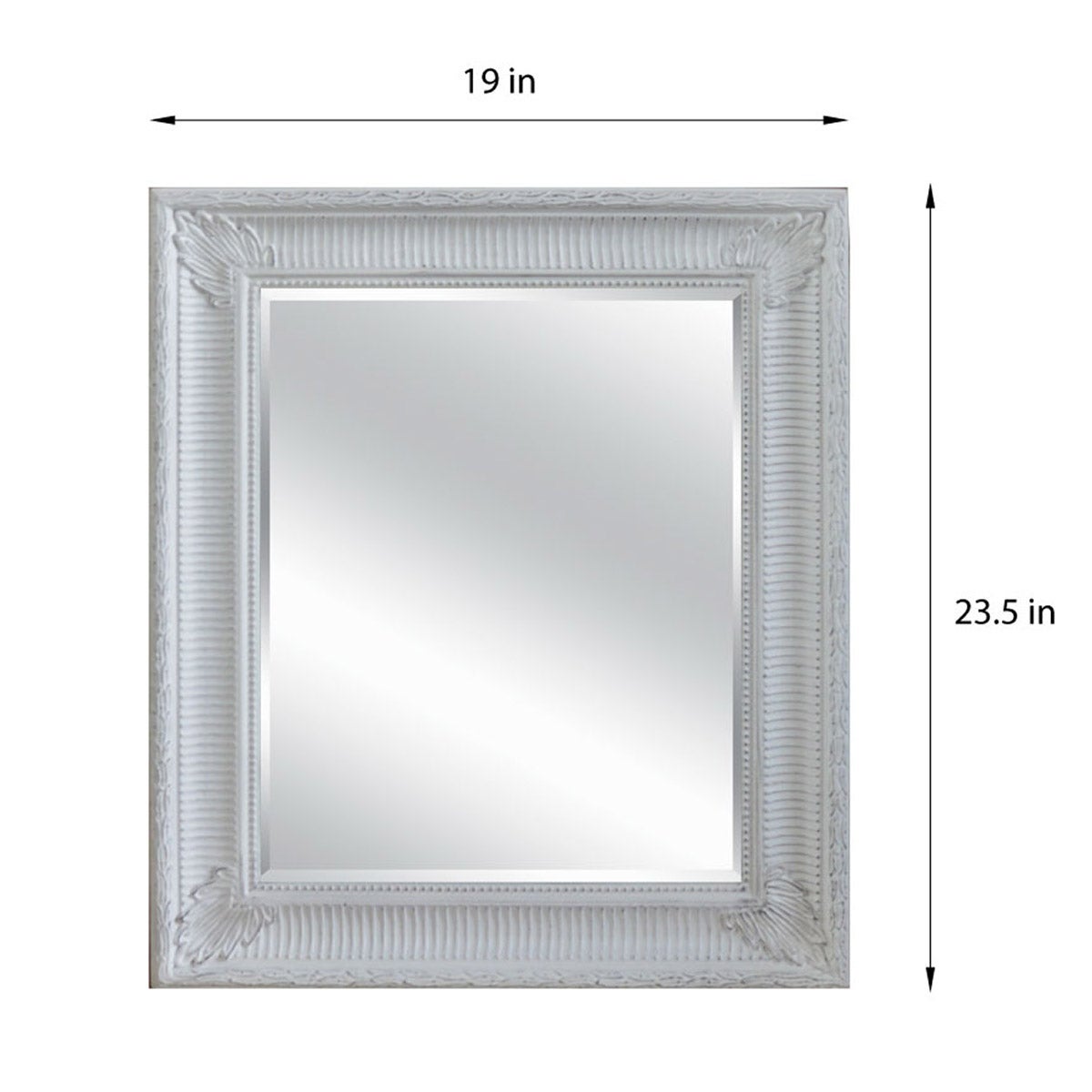 Glenda 20x24 inch Decorative Rectangular Wall Mirror