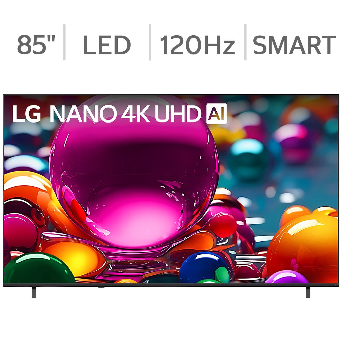 LG 85" Class - NANO 4K UHD AI NU87 Series - 4K Smart TV - Allstate 3-Year Protection Plan Bundle Included For 5 Years of Total Coverage*