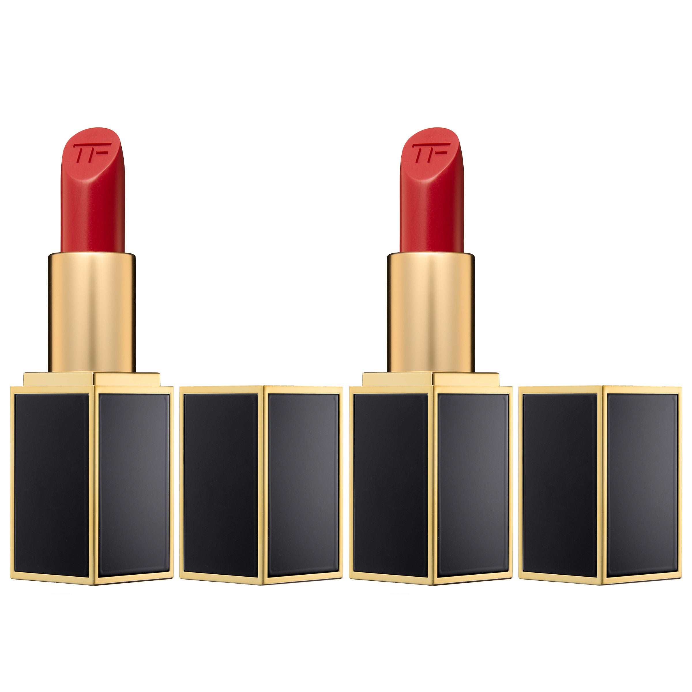 Tom Ford Lip Color 30 Runway Rouge, 0.12 oz, 2-pack