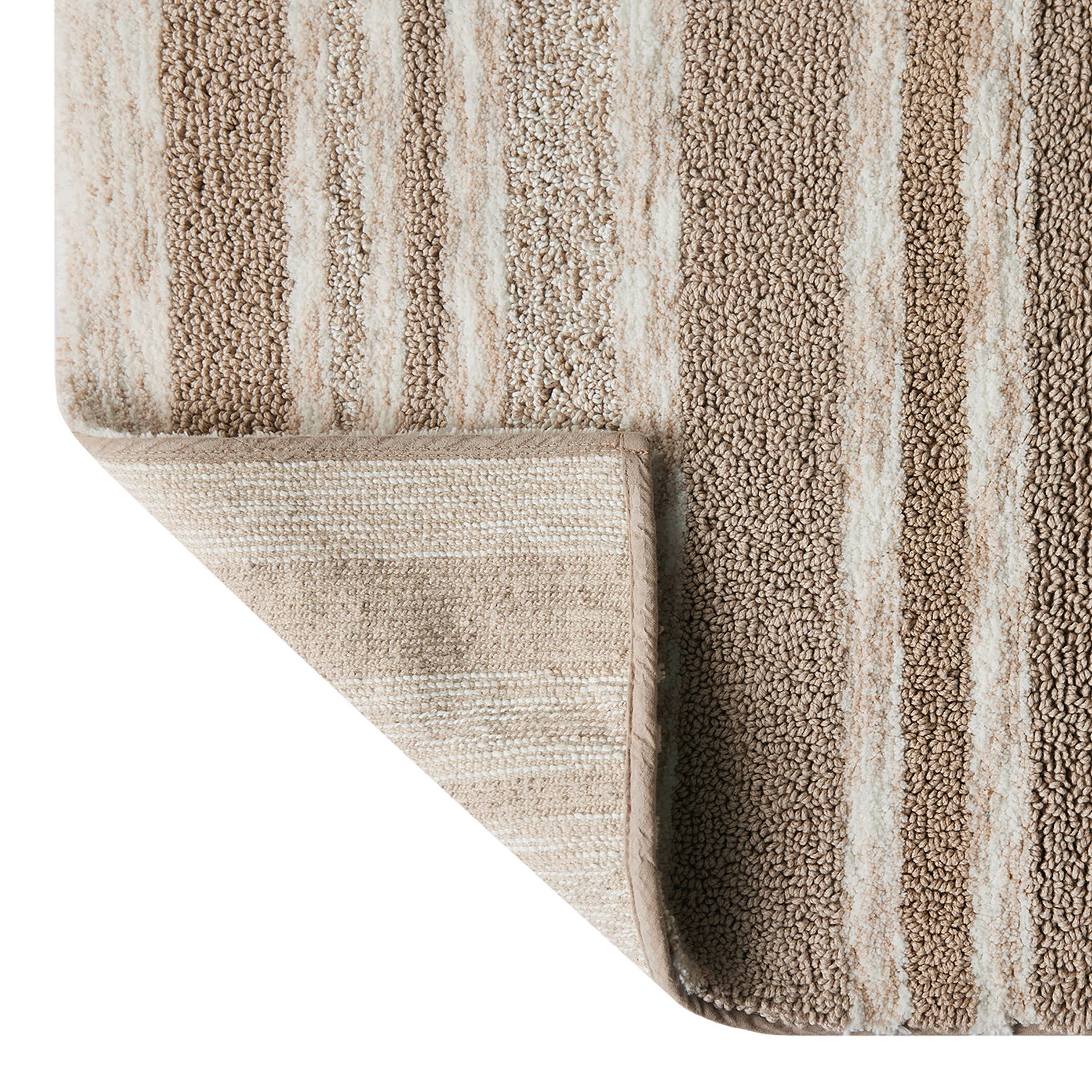 Cotton Stripe Bath Mat
