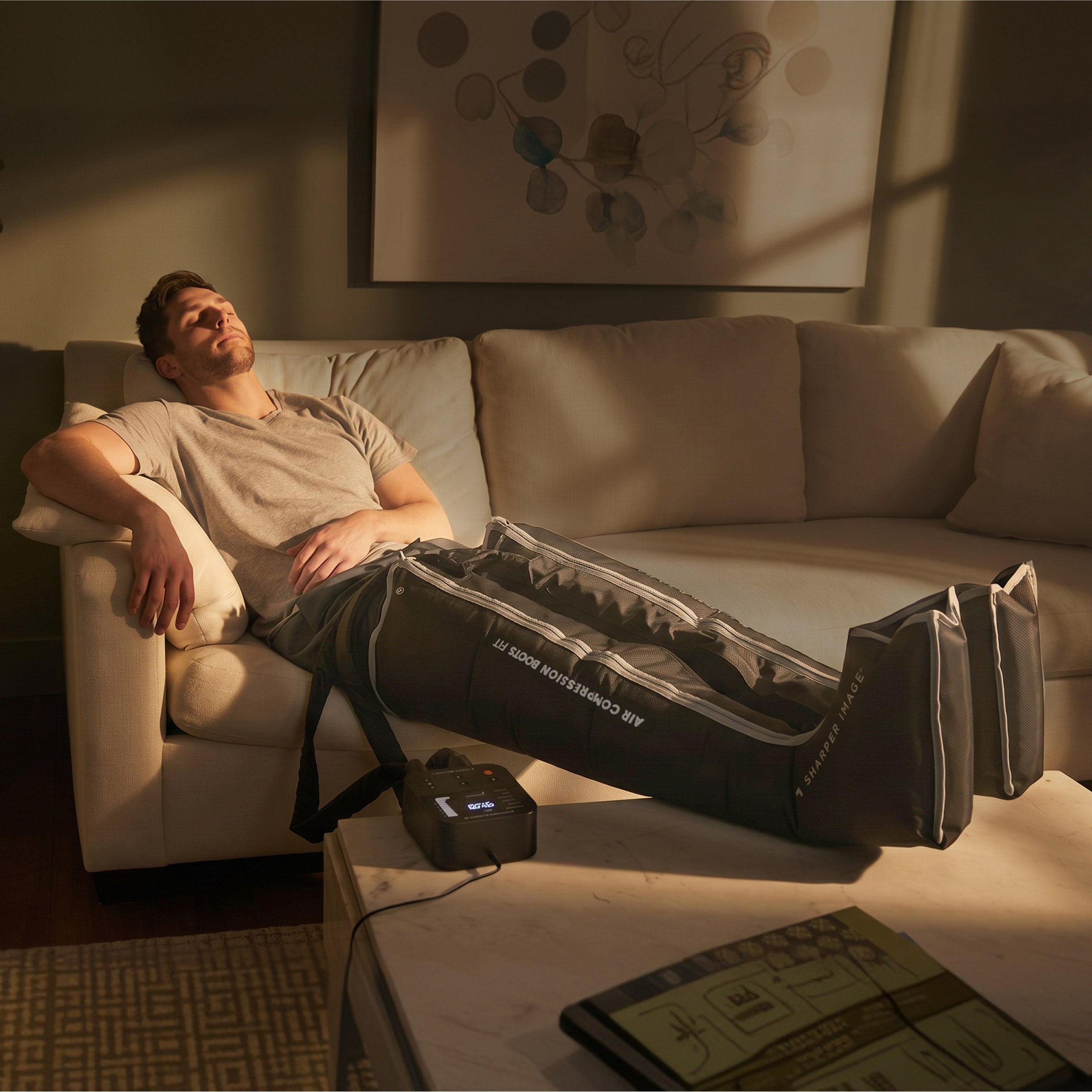 Sharper Image Air Compression Boots Leg Recovery System