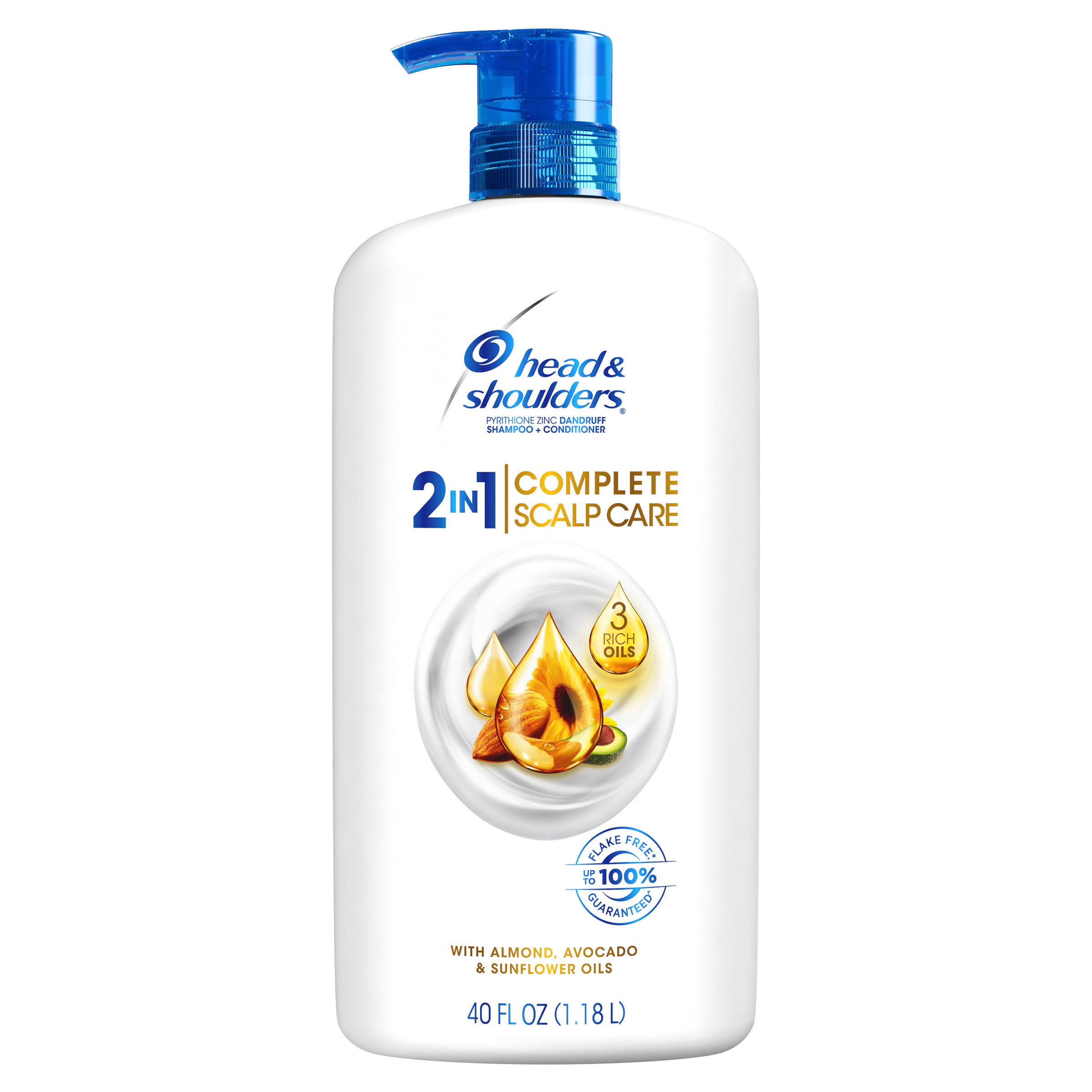 Head & Shoulders 2-in-1 Complete Scalp Care, 40 fl oz