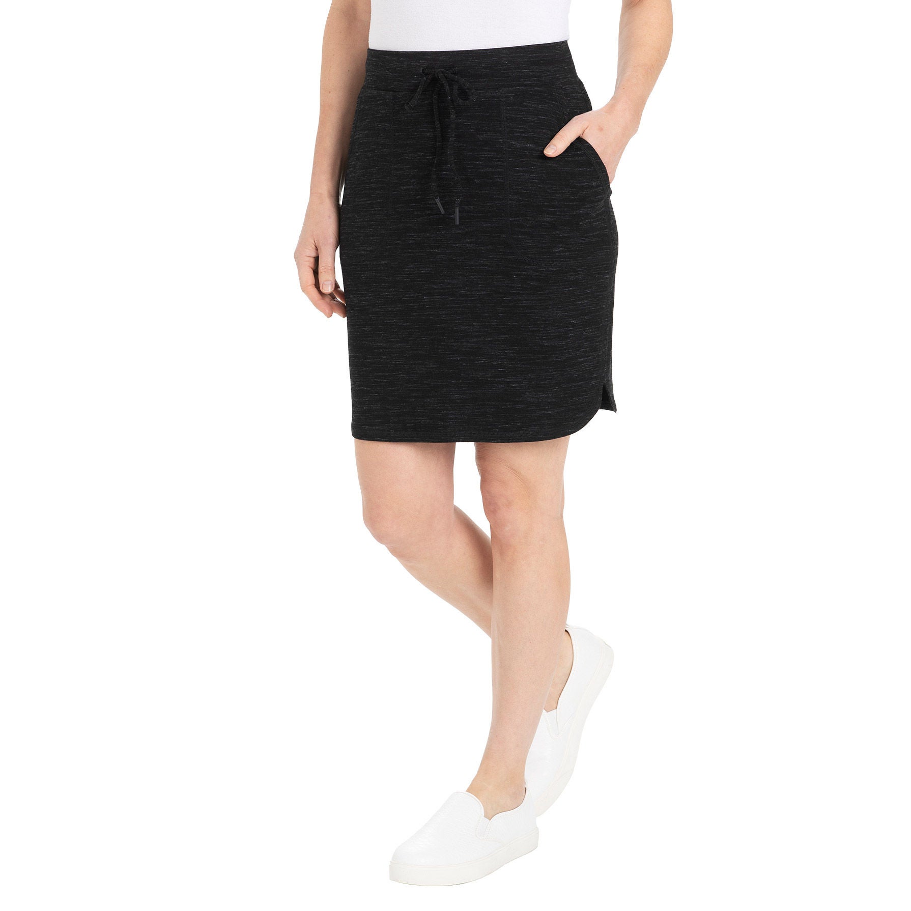 Hilary Radley Ladies' Space Dye Pull-On Skirt