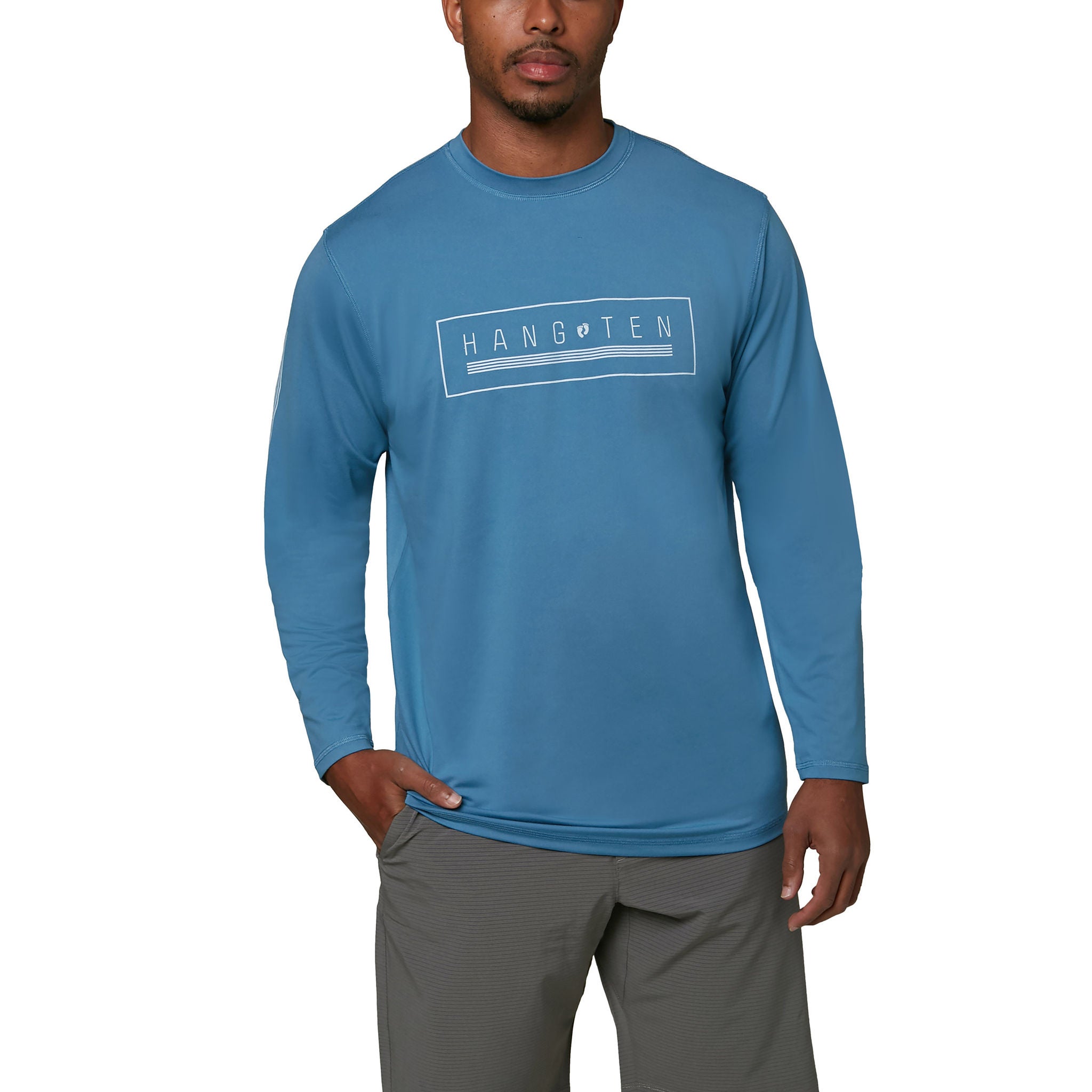 Hang Ten Men's Long Sleeve Sun Tee