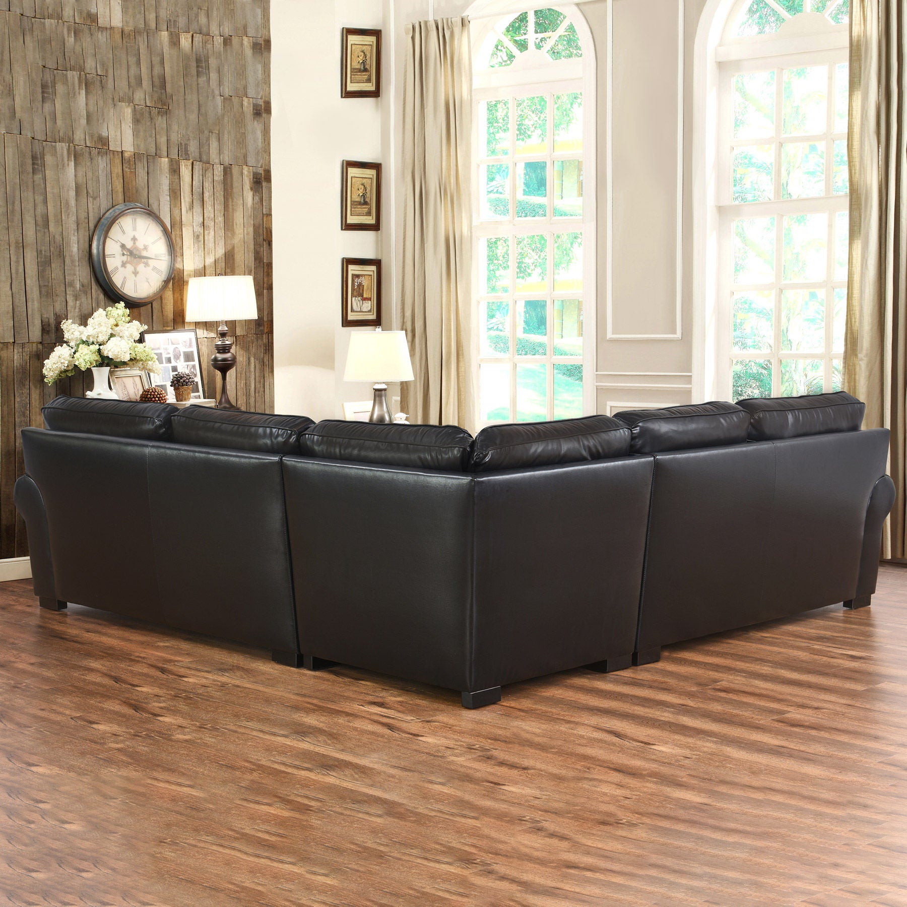 Casey Leather Sectional