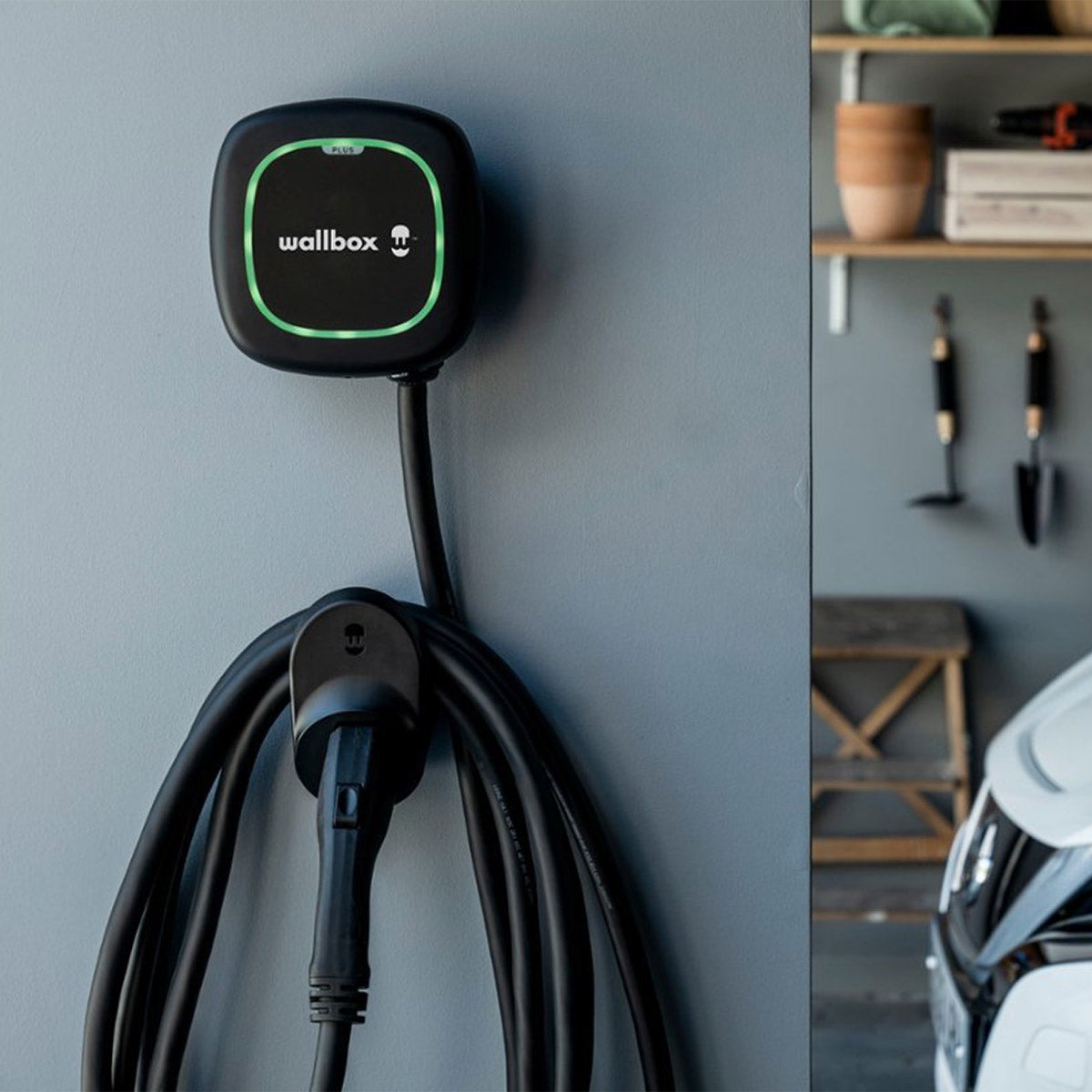 Wallbox Pulsar Plus Lv 2 EV Smart Charger - 40 Amp NEMA, 25' Cable