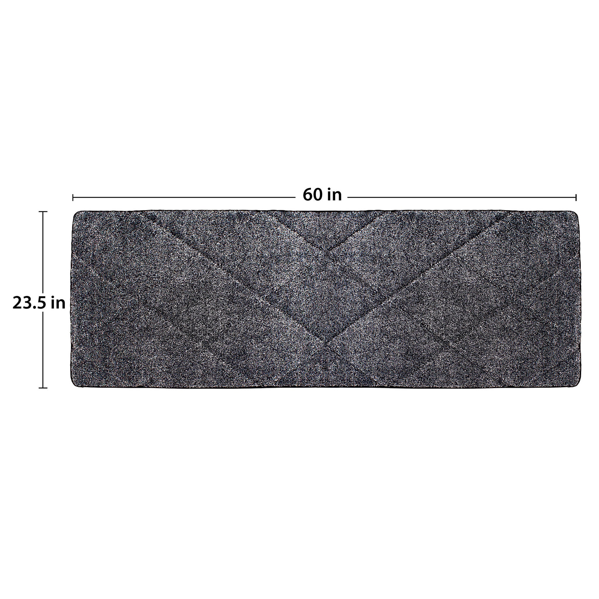 Eurow Trek N' Clean Microfiber Floor Mat, 2-pack