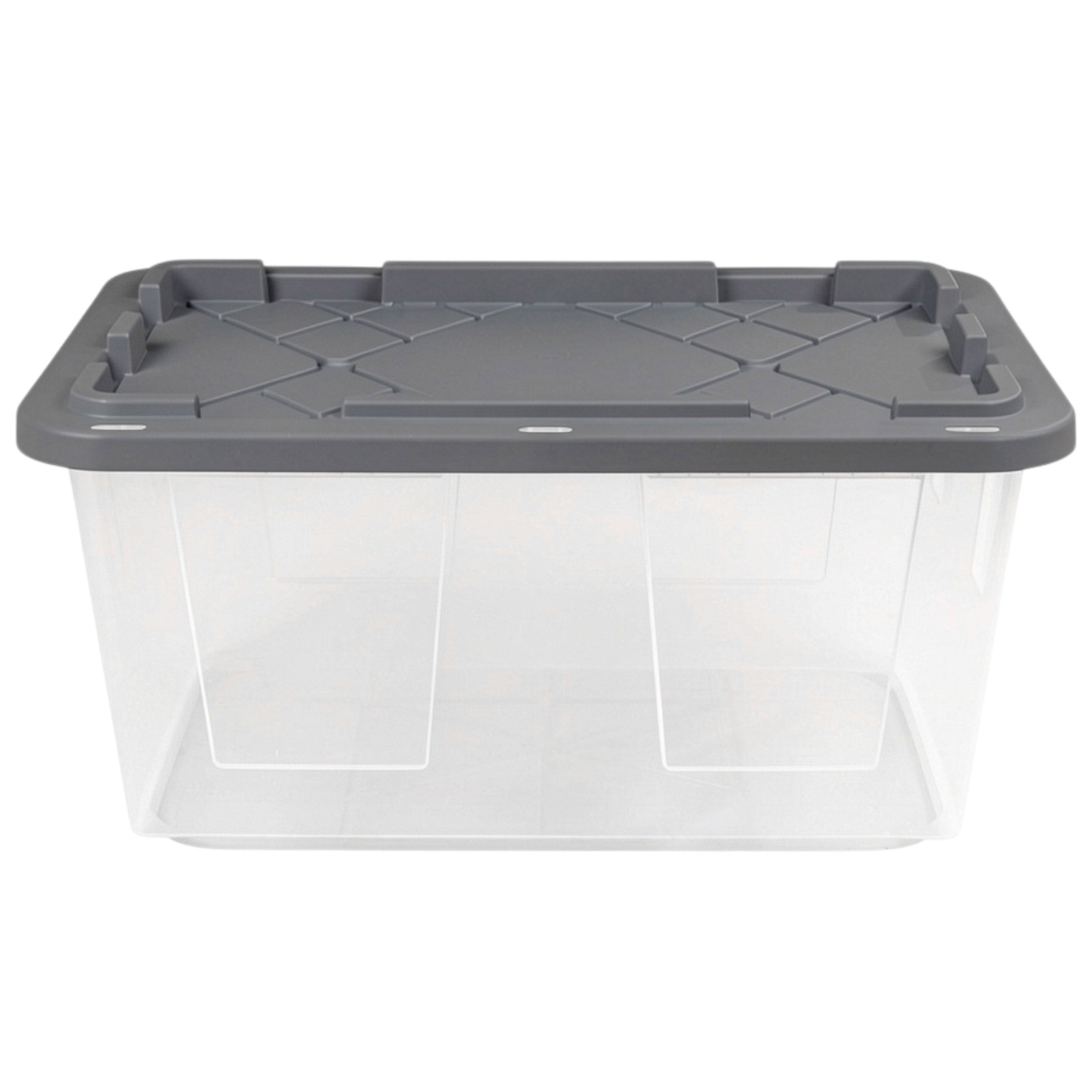 Greenmade 27 Gallon Clear Storage Bin, 8‑pack