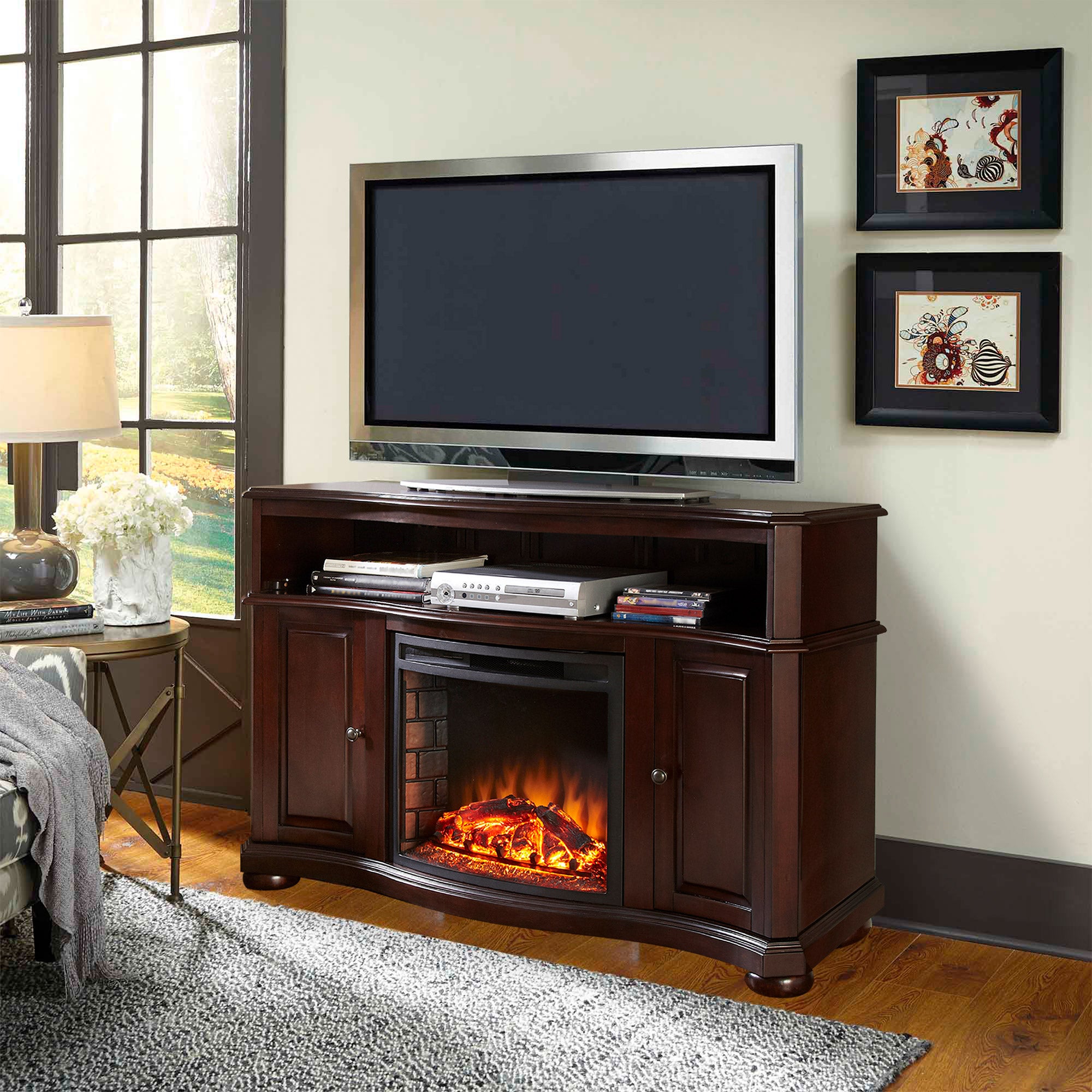 Pleasant Hearth Merrill Media Electric Fireplace