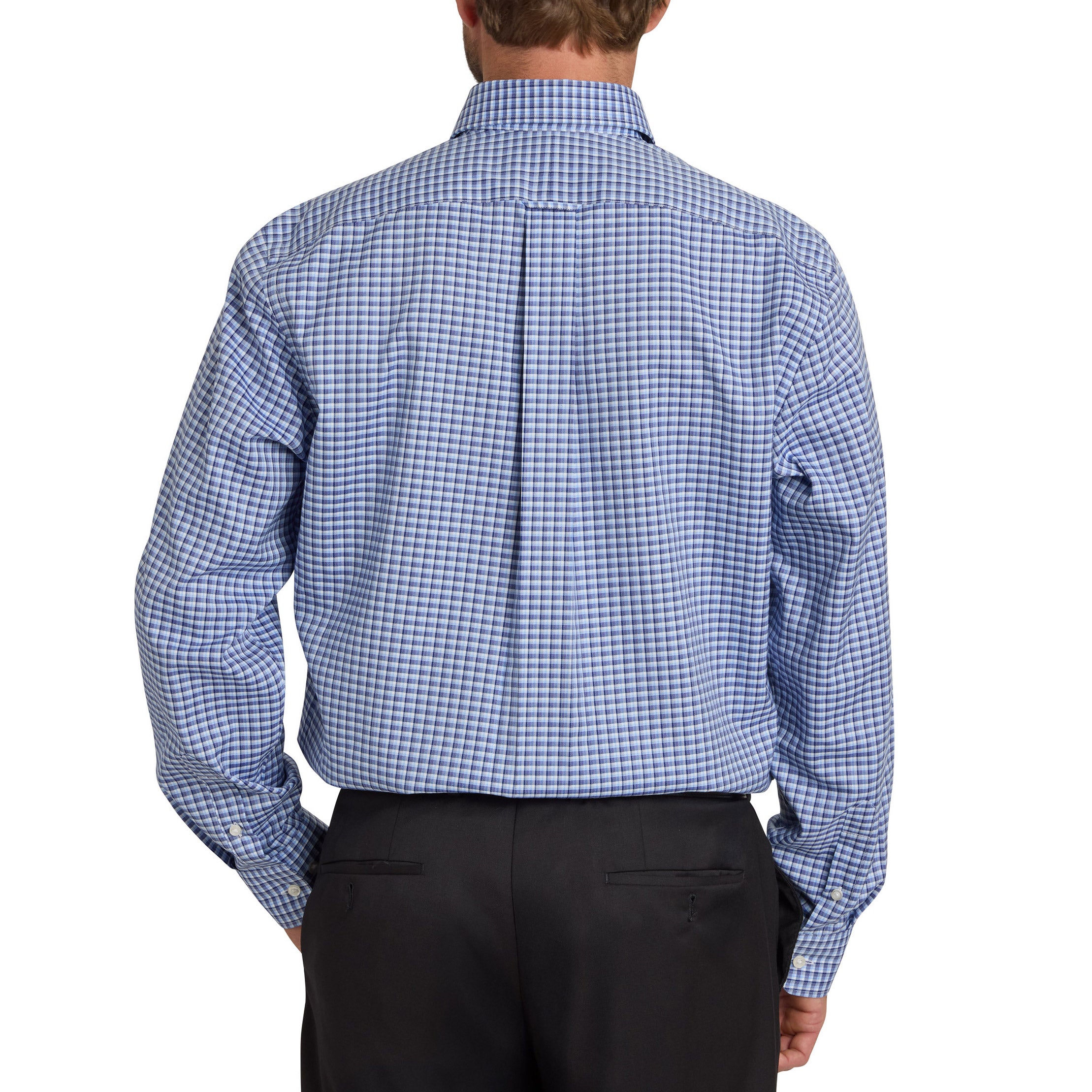 Kirkland Signature Men’s Traditional Fit Dress Shirt, Navy Blue