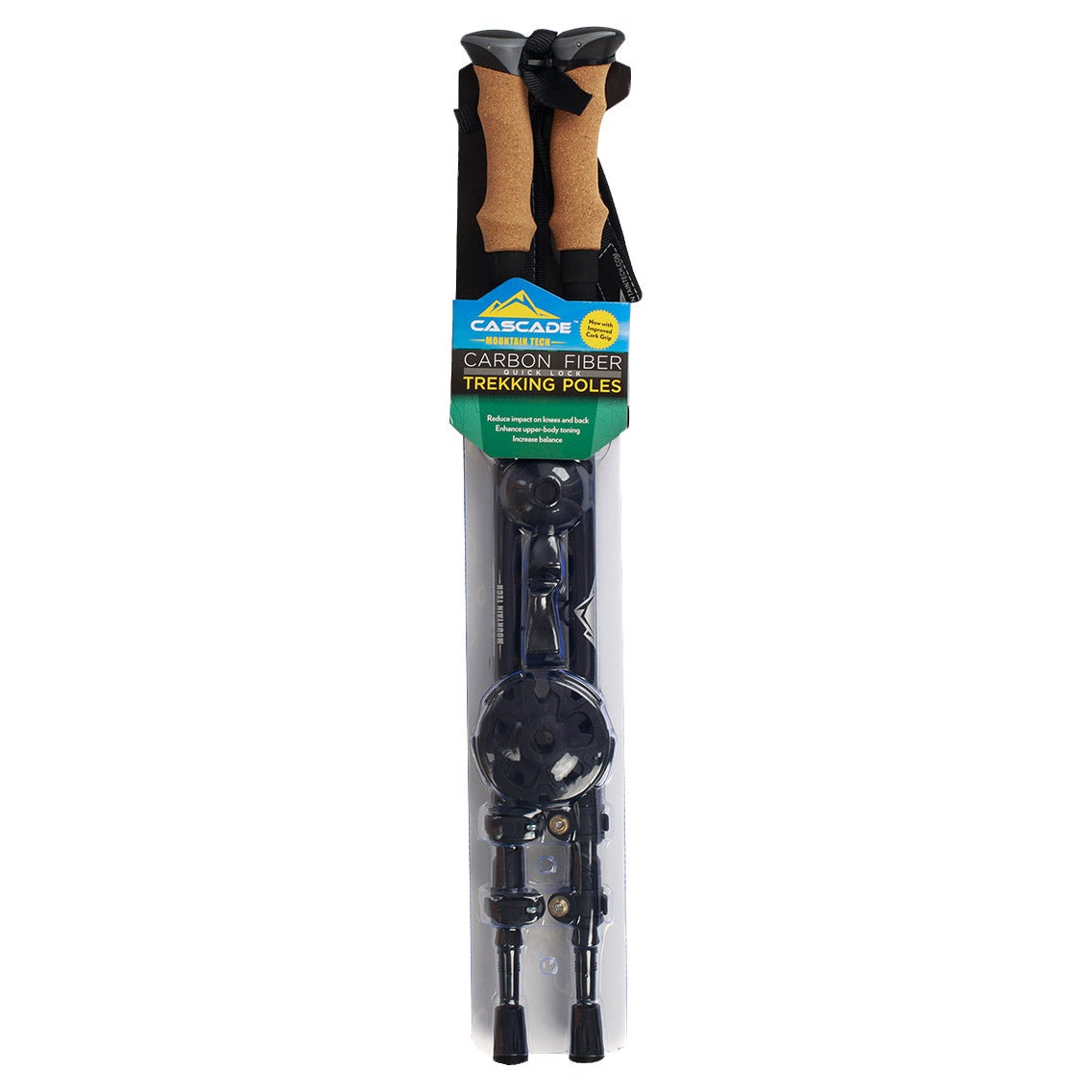 Cascade Mountain Tech Trekking Poles, 2-pack