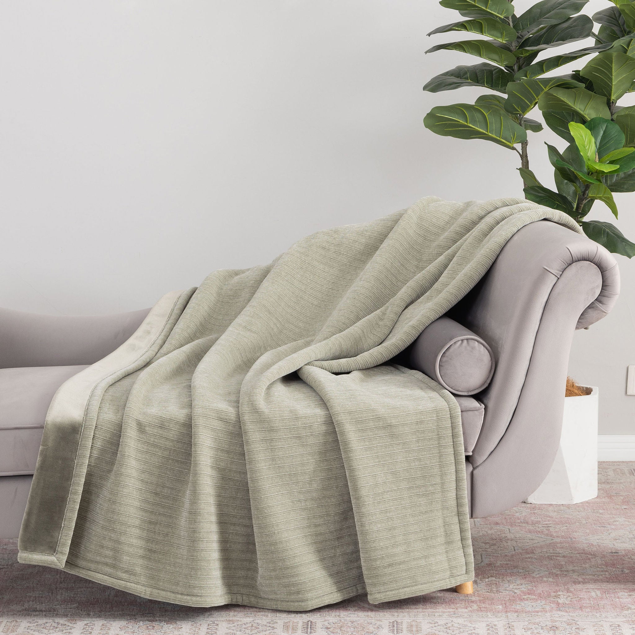 Berkshire Chenille Knit Throw