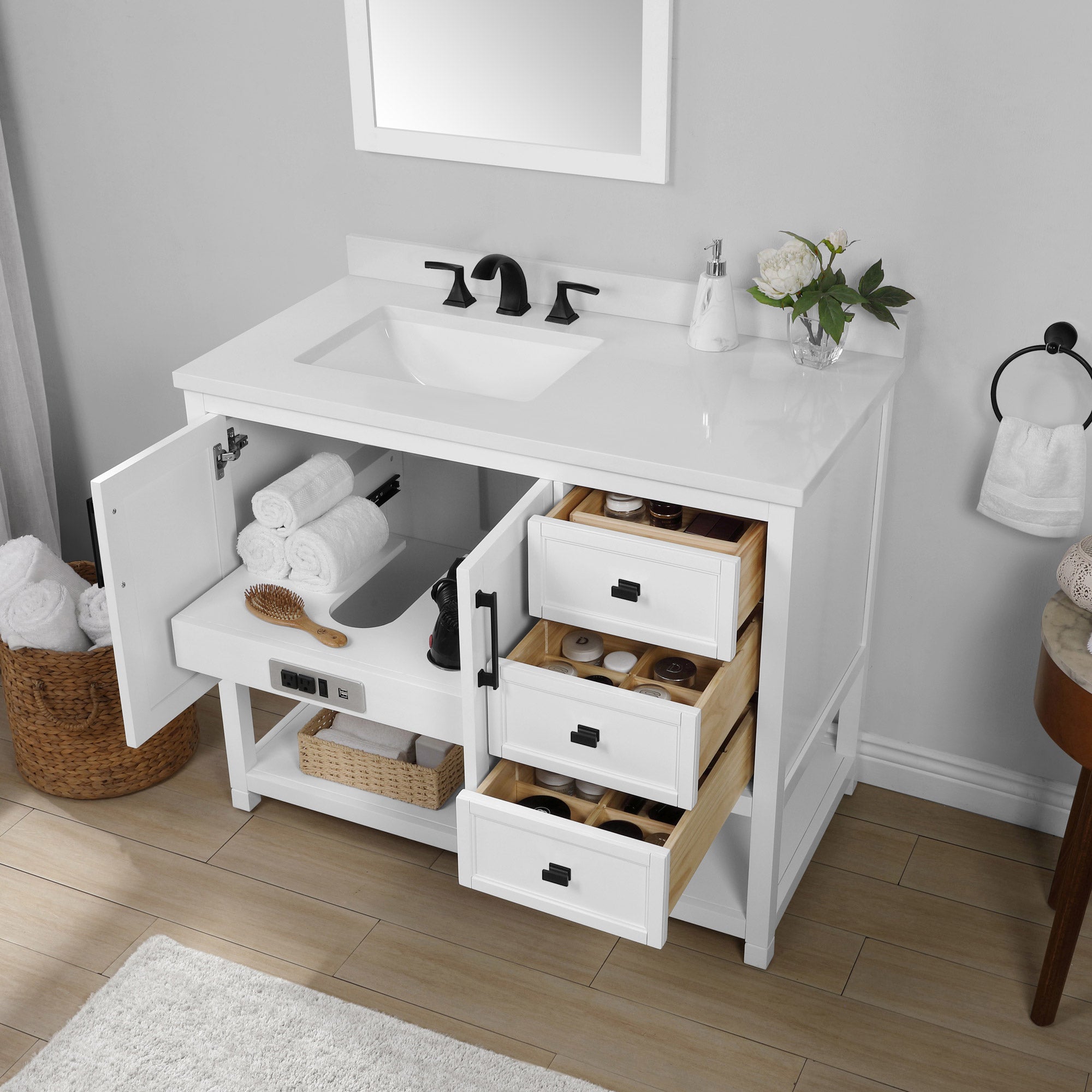 Ralph 42" White Vanity