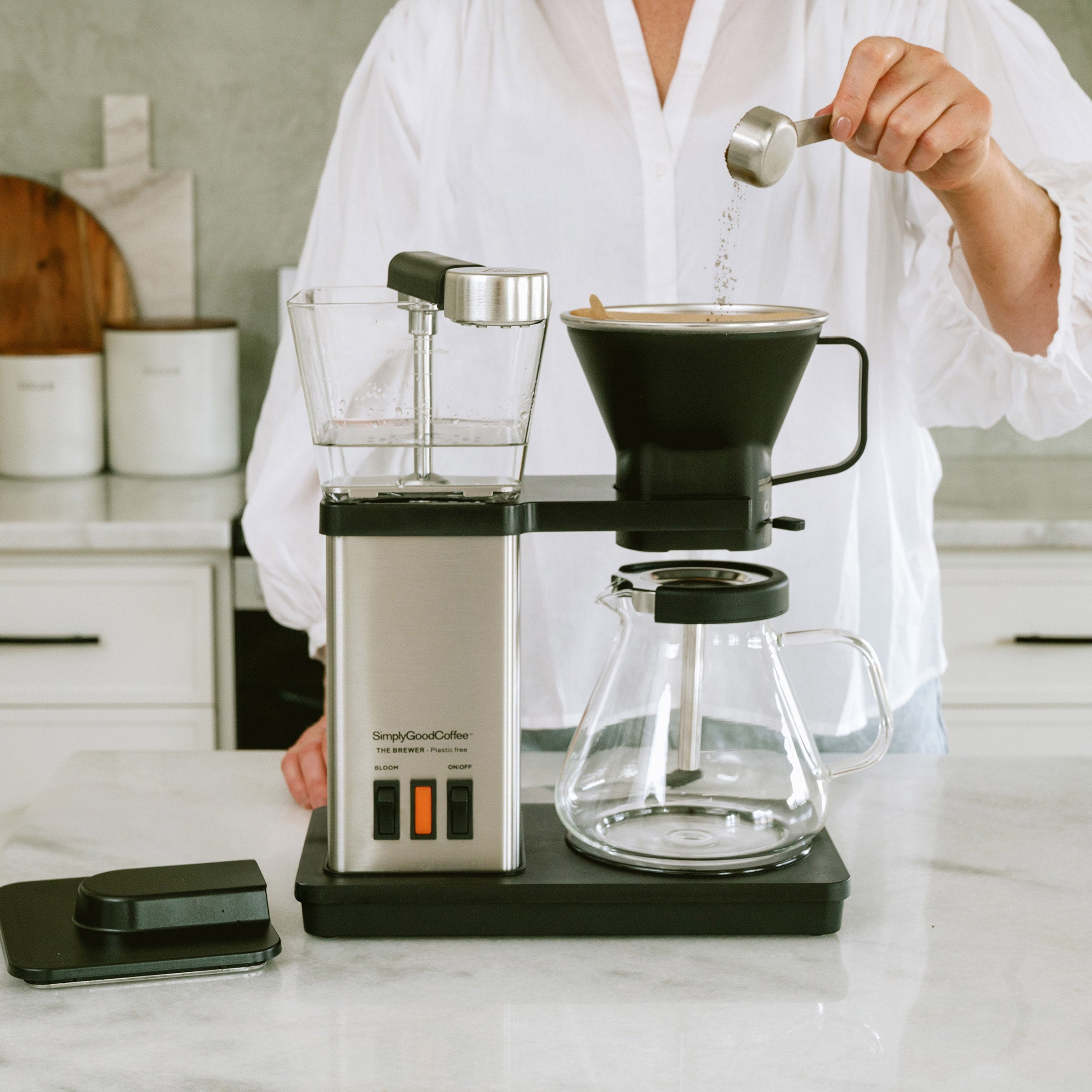 SimplyGood Plastic Free Blooming Coffee Maker