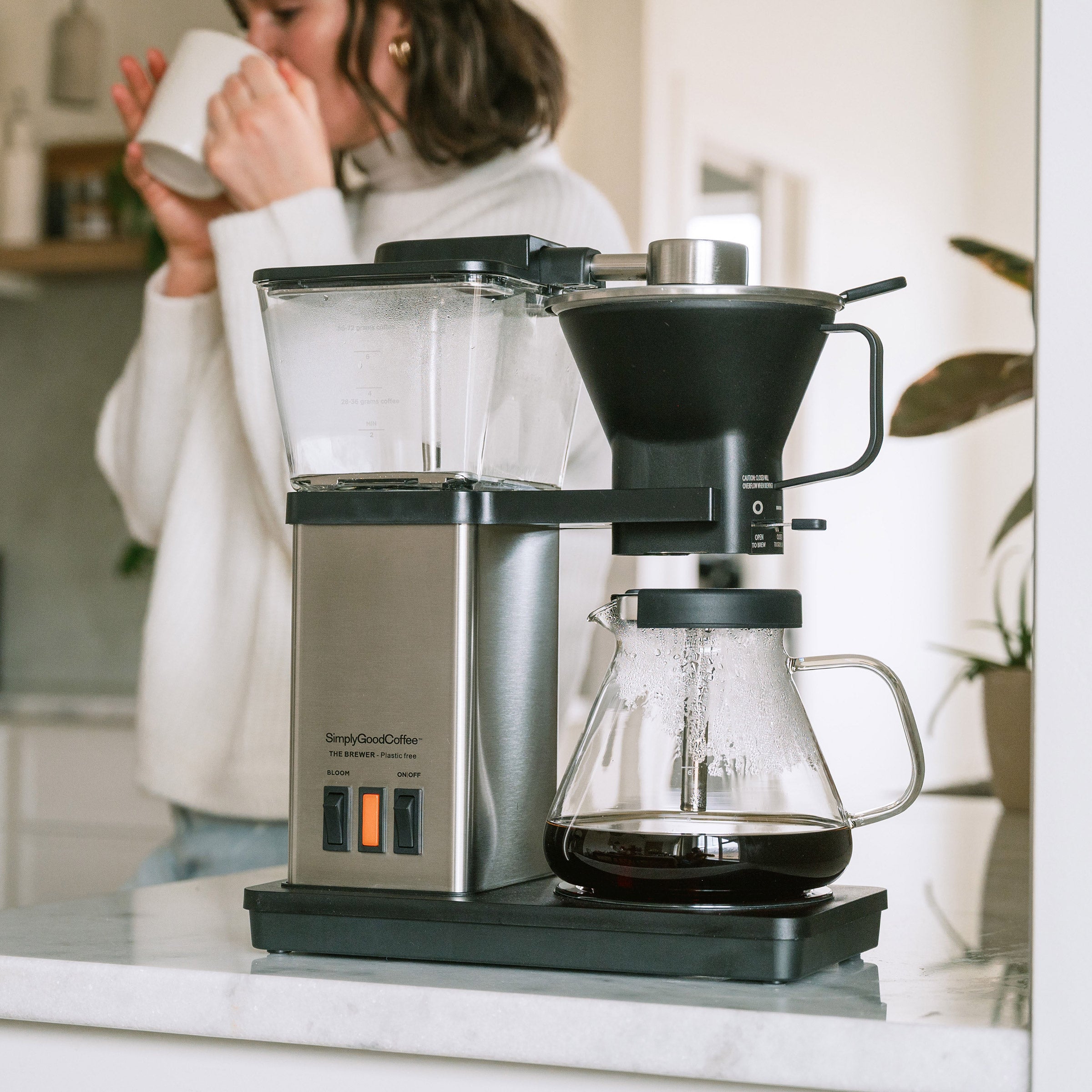 SimplyGood Plastic Free Blooming Coffee Maker