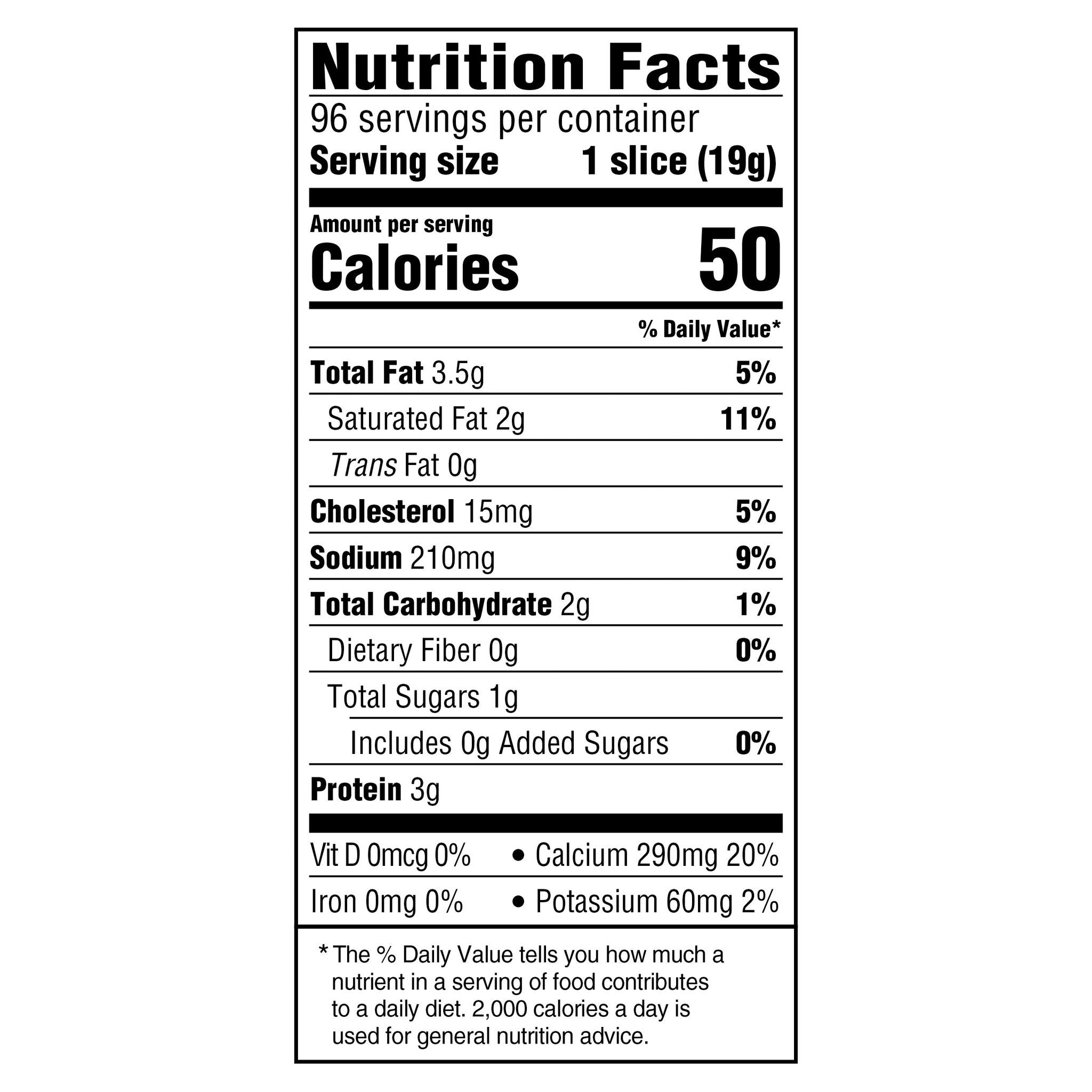 Kraft Singles American Cheese, 96 Slices, 4 lbs