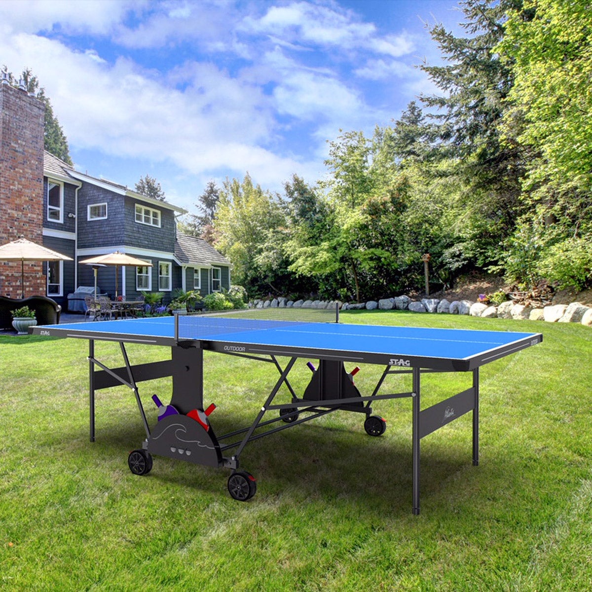 STAG Atlantic Outdoor Table Tennis Bundle