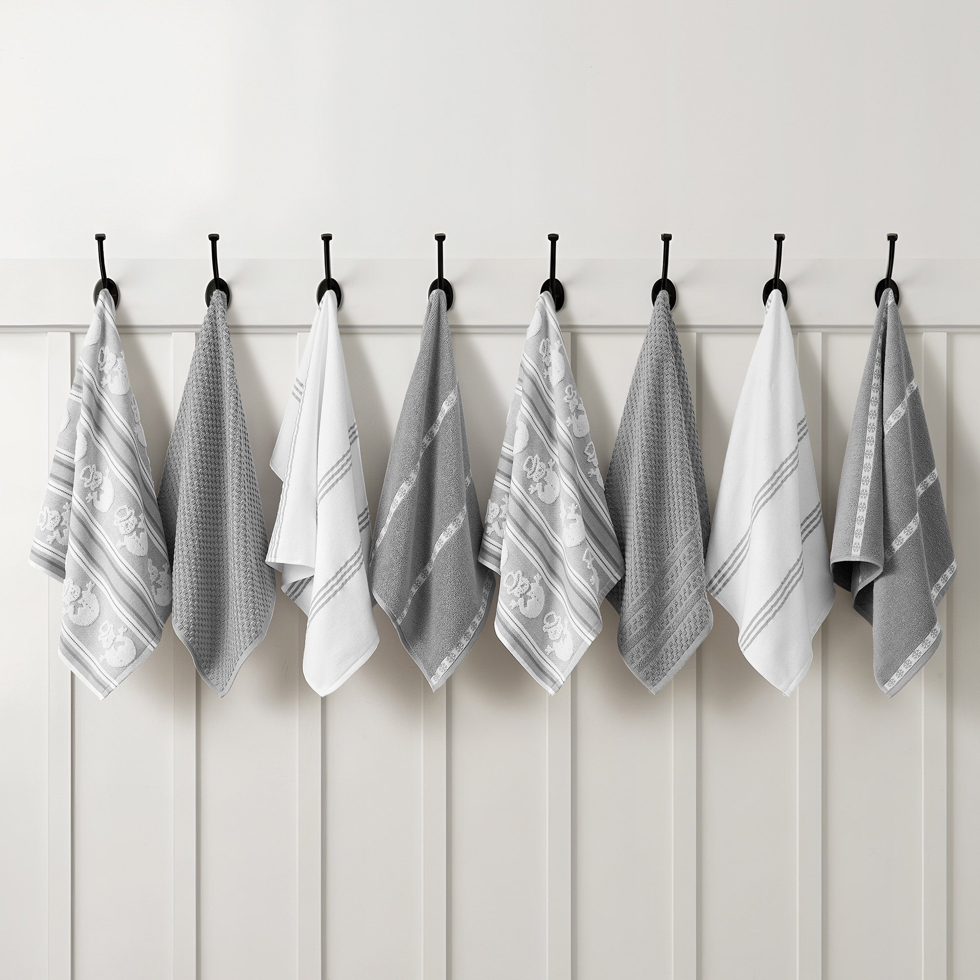 Holiday Kitchen Towels, 8-pack