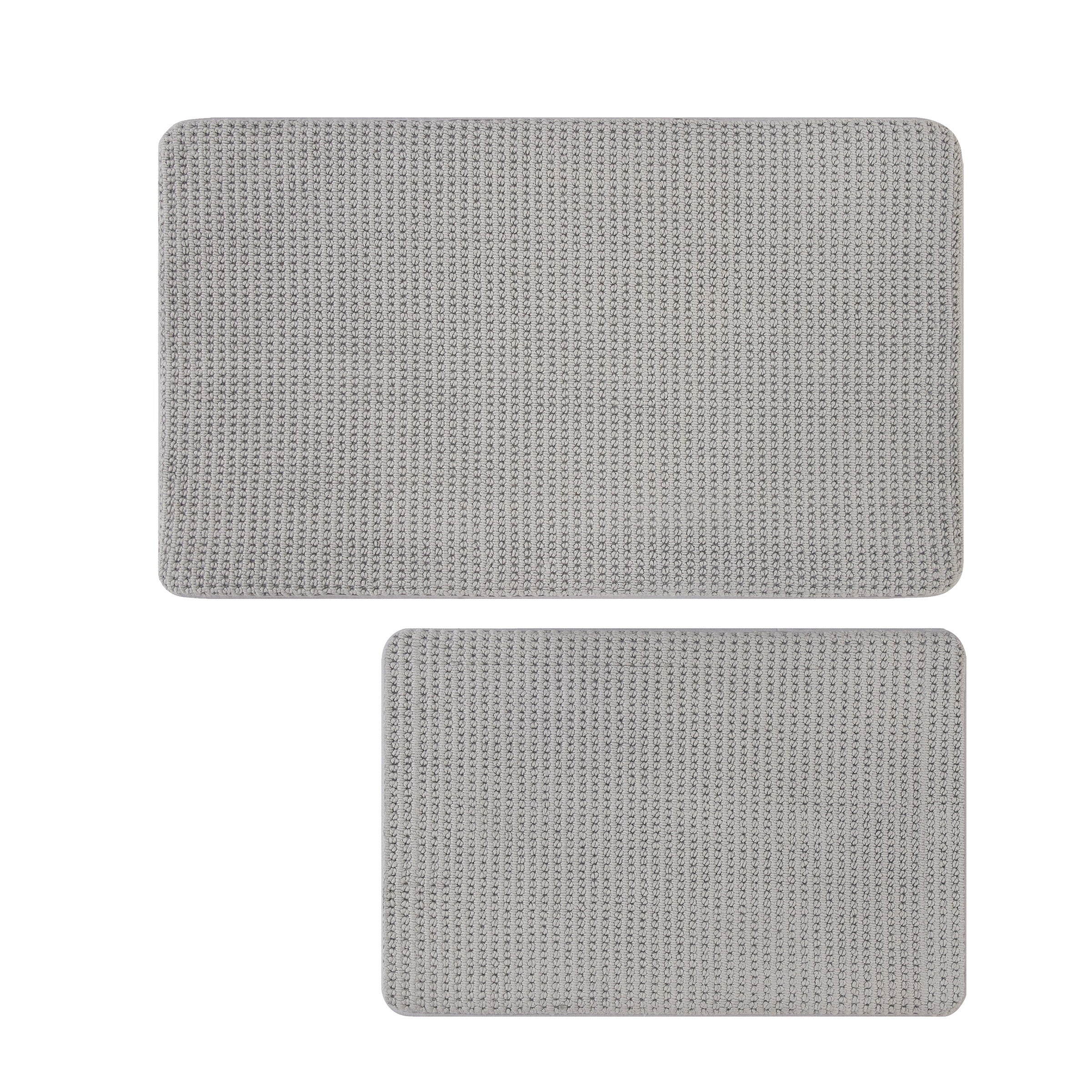 Mineral Spring Cotton Memory Foam 2-piece Bath Mat Set