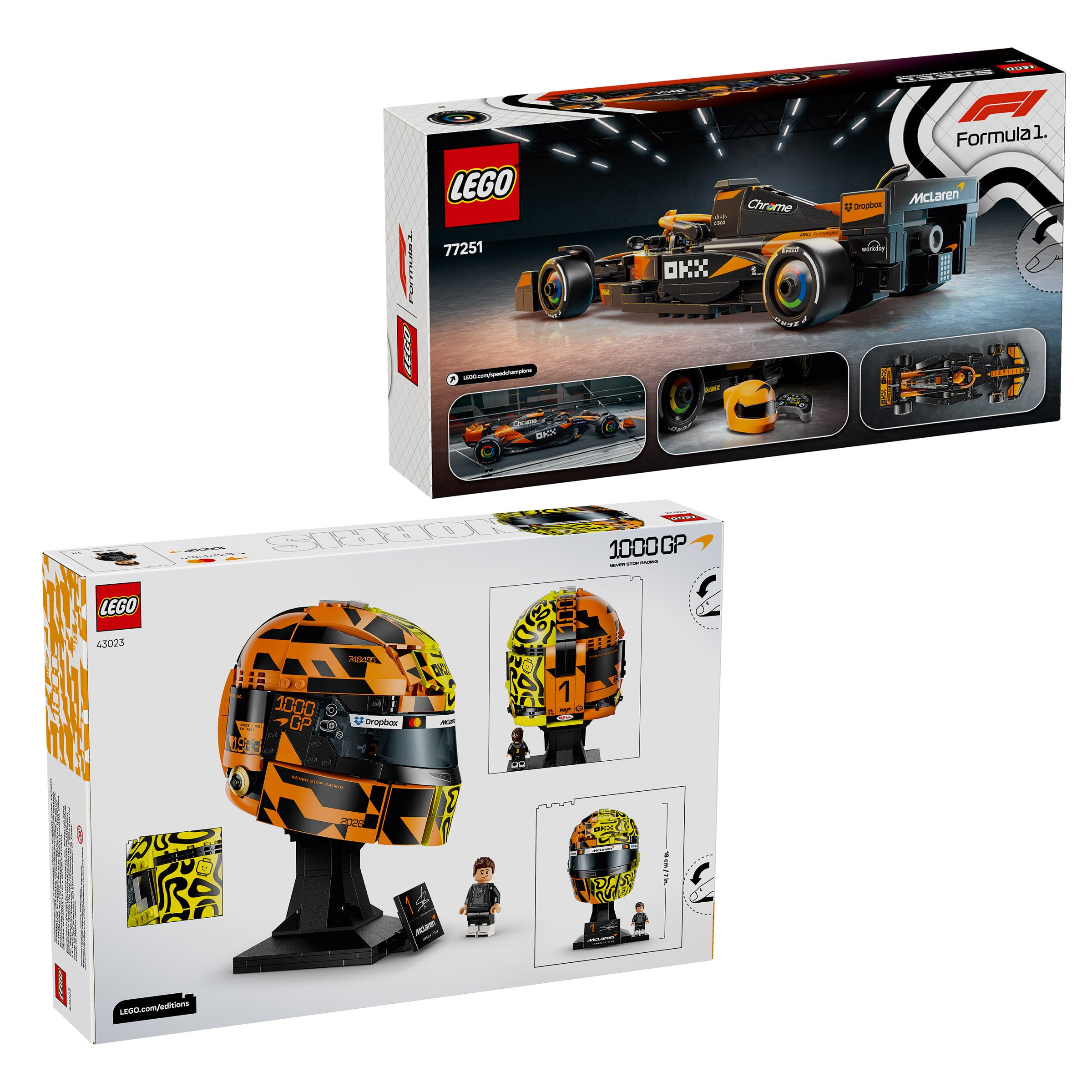 LEGO McLaren Norris Helmet Bundle