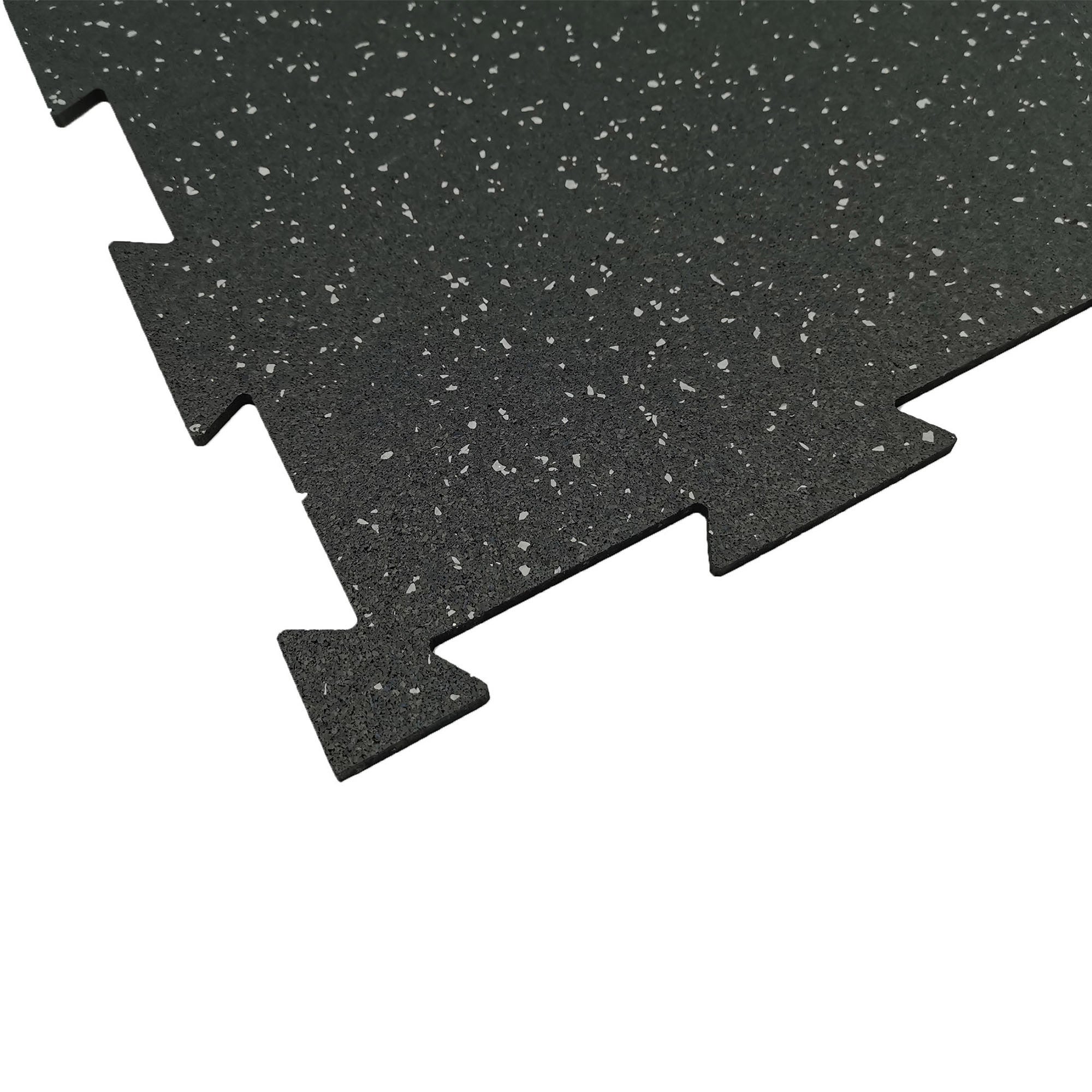 Rubber King Challenger Series Interlocking Floor Tiles, 10-pack