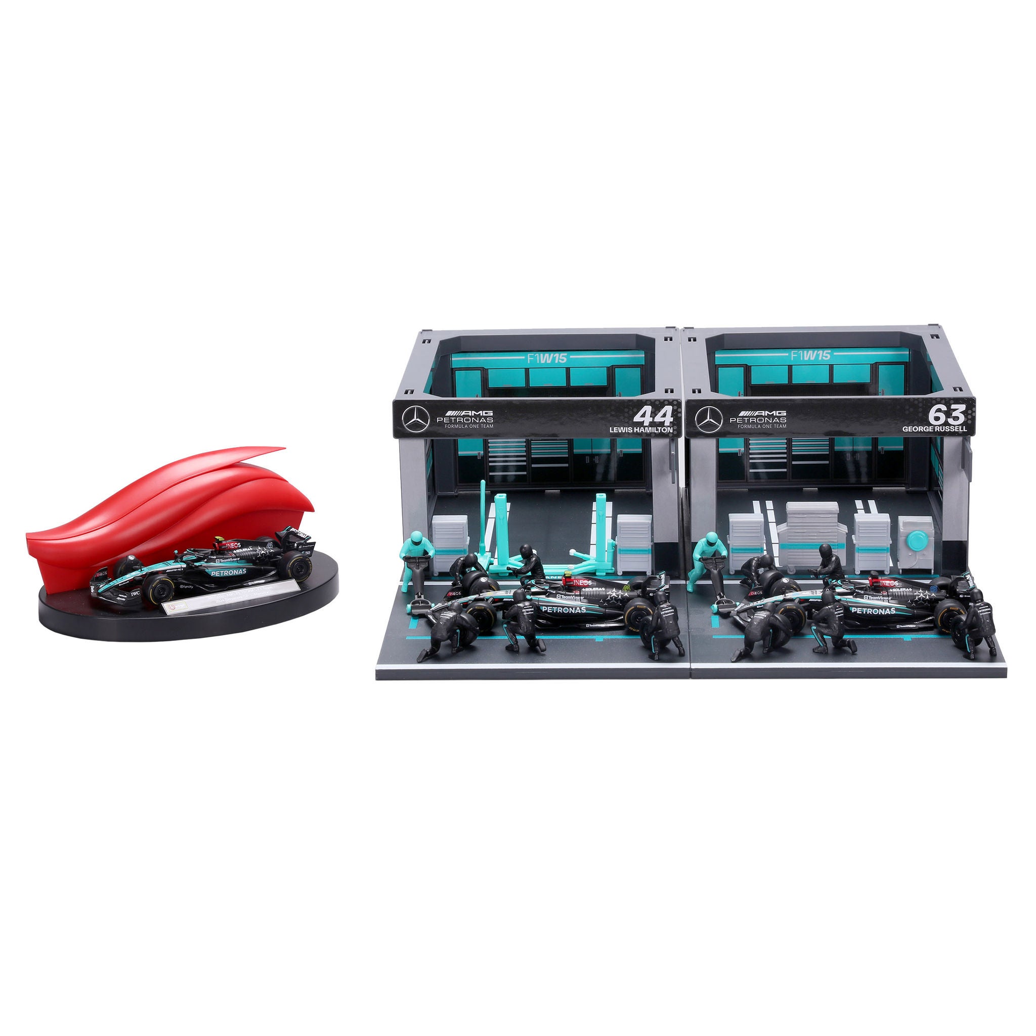 Bburago 1:43 Formula Racing Paddock Set
