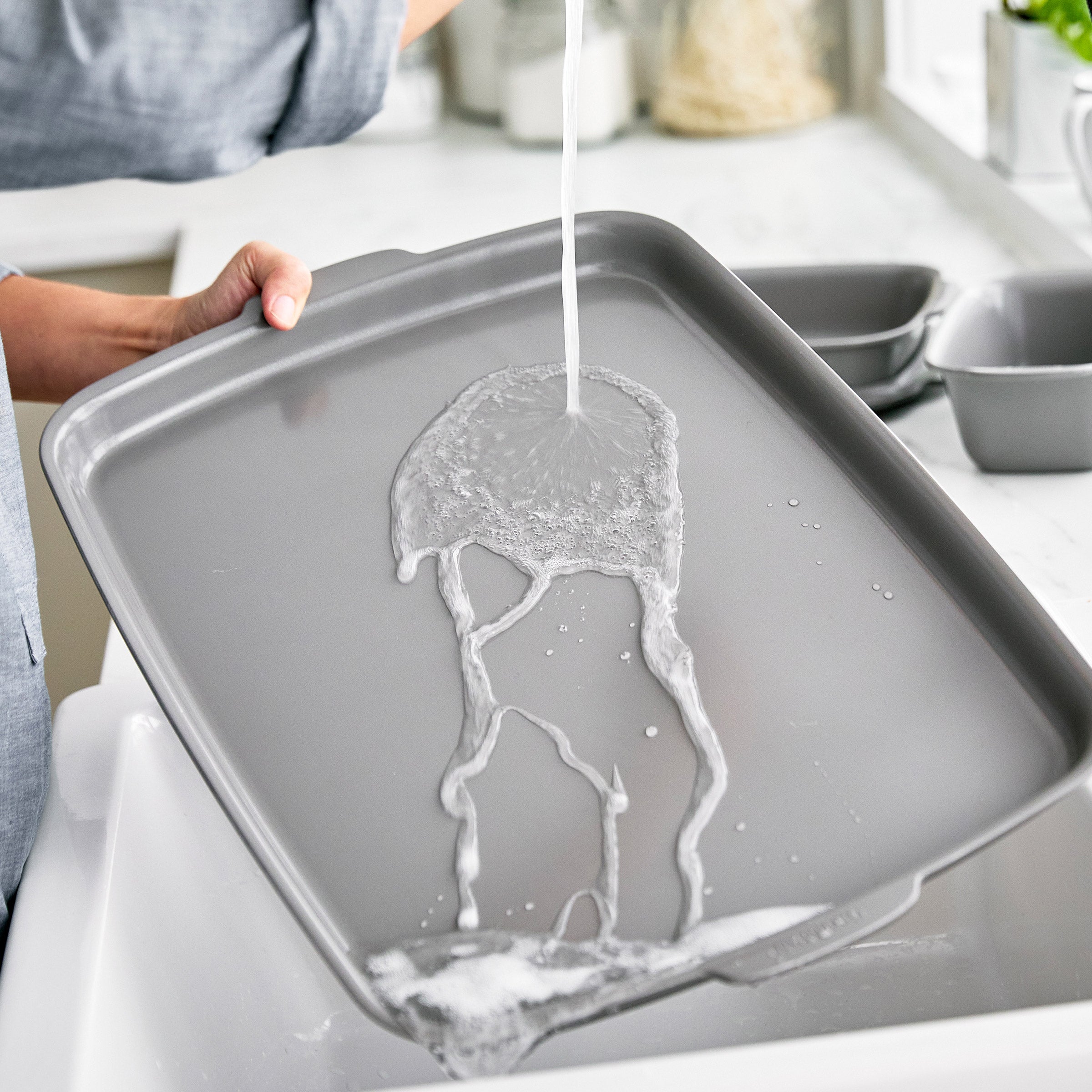 GreenPan Ceramic Non-Stick Baking Half Sheet Pans, 2-Pack