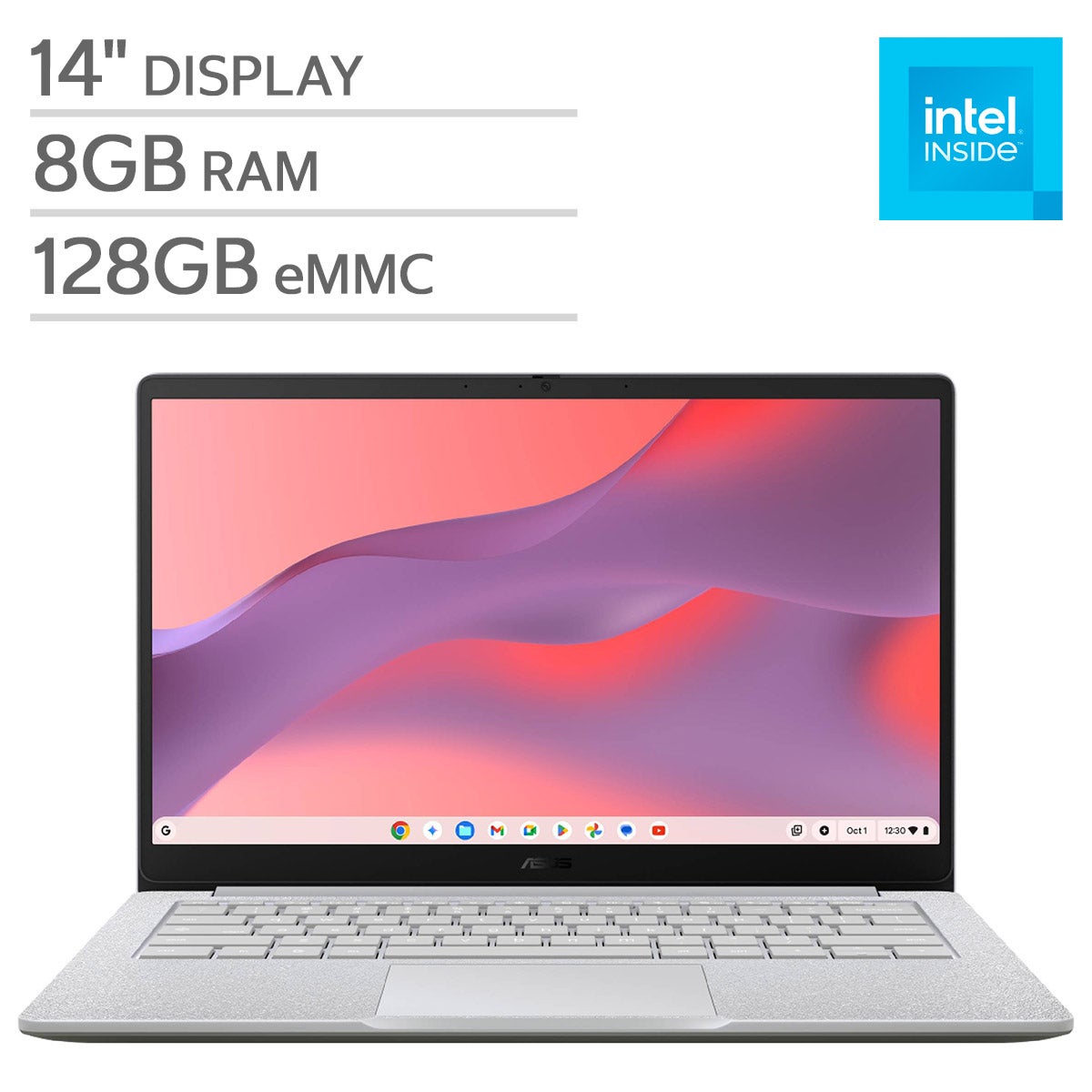 ASUS CX14 14" Chromebook Laptop - Intel Celeron N4500 Processor - Full HD (1920 x 1080) - 8GB RAM - 128GB eMMC - ChromeOS.