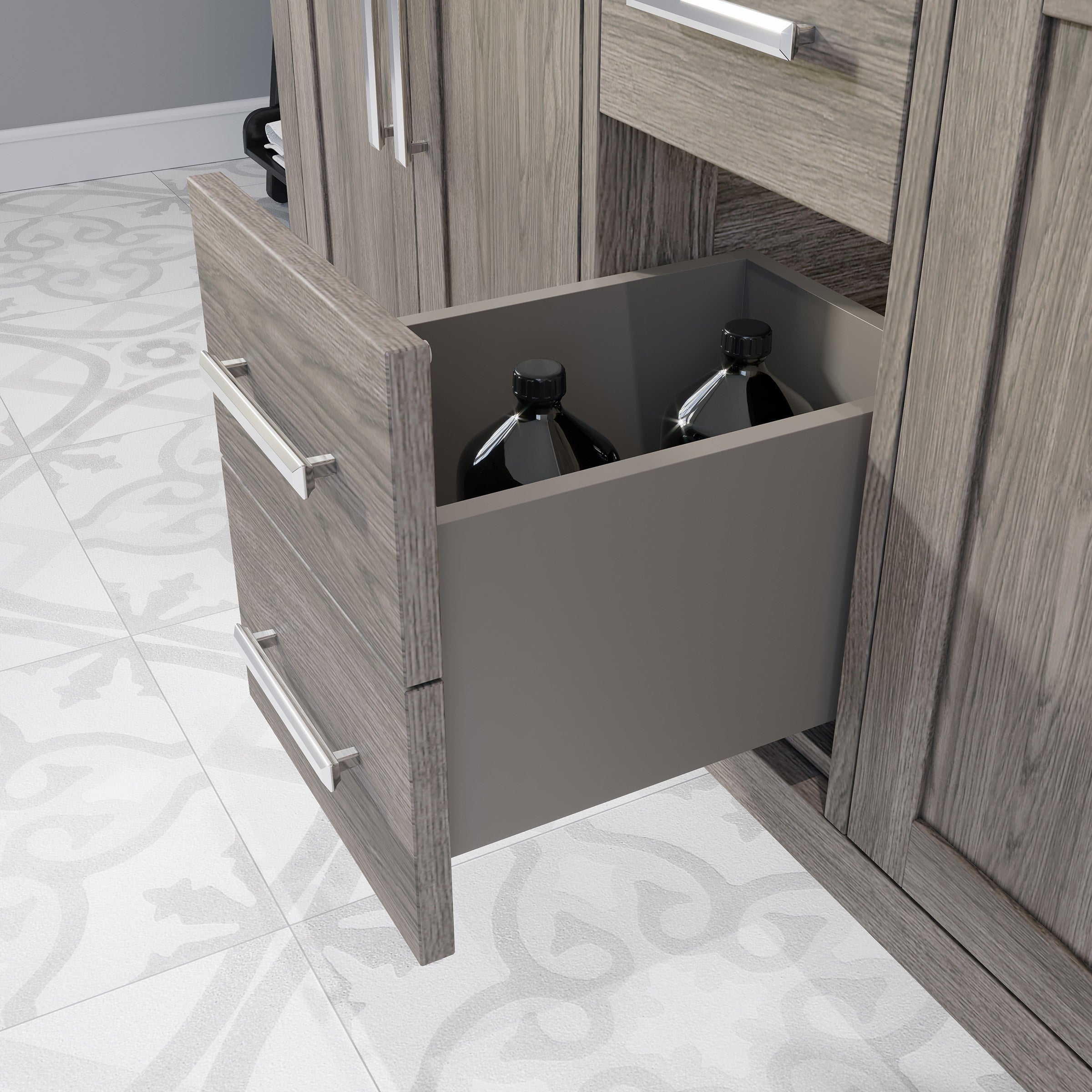 Katie Bath Vanity by Studio Bathe in Gray