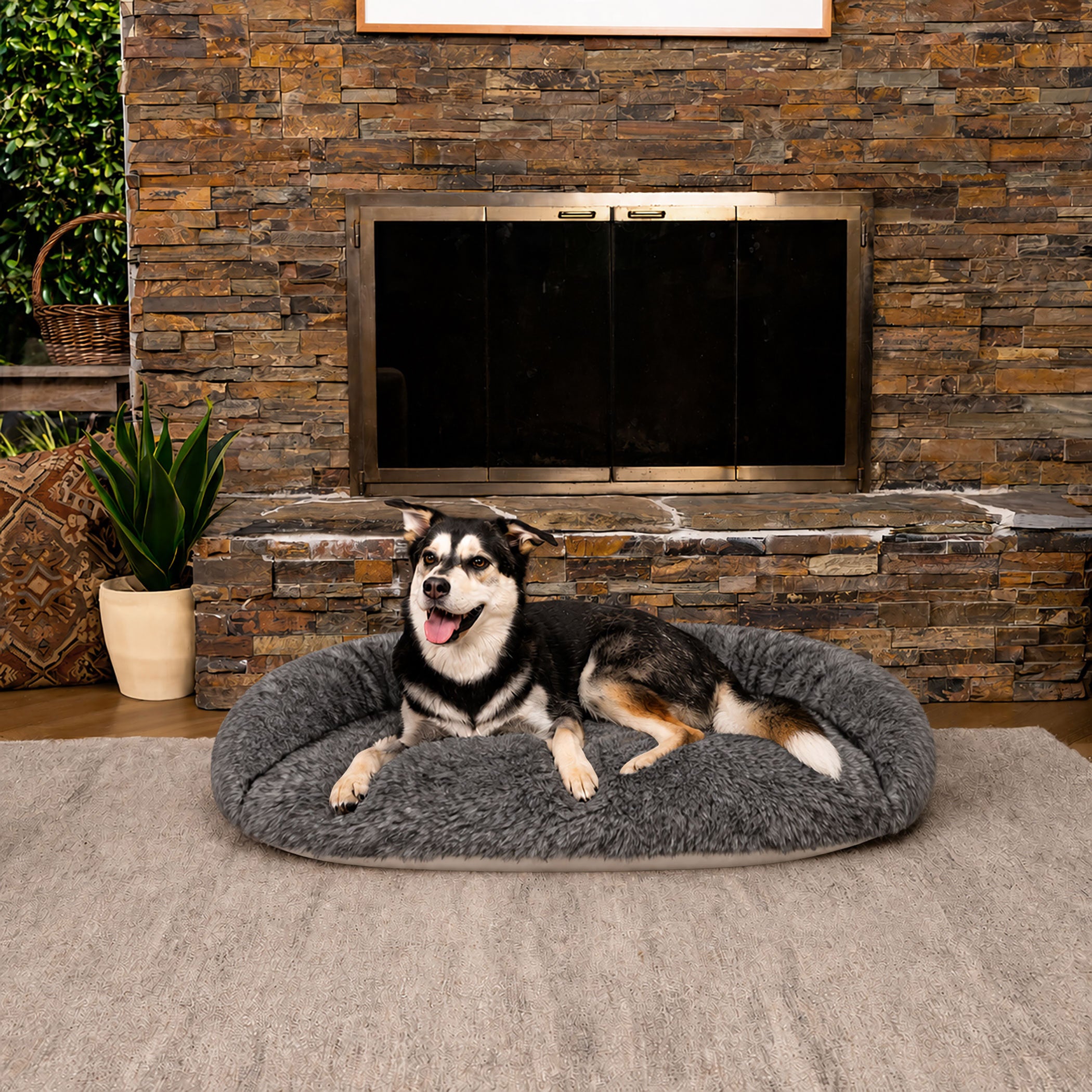 Kirkland Signature Aero Cloud Faux Fur Cuddler Pet Bed