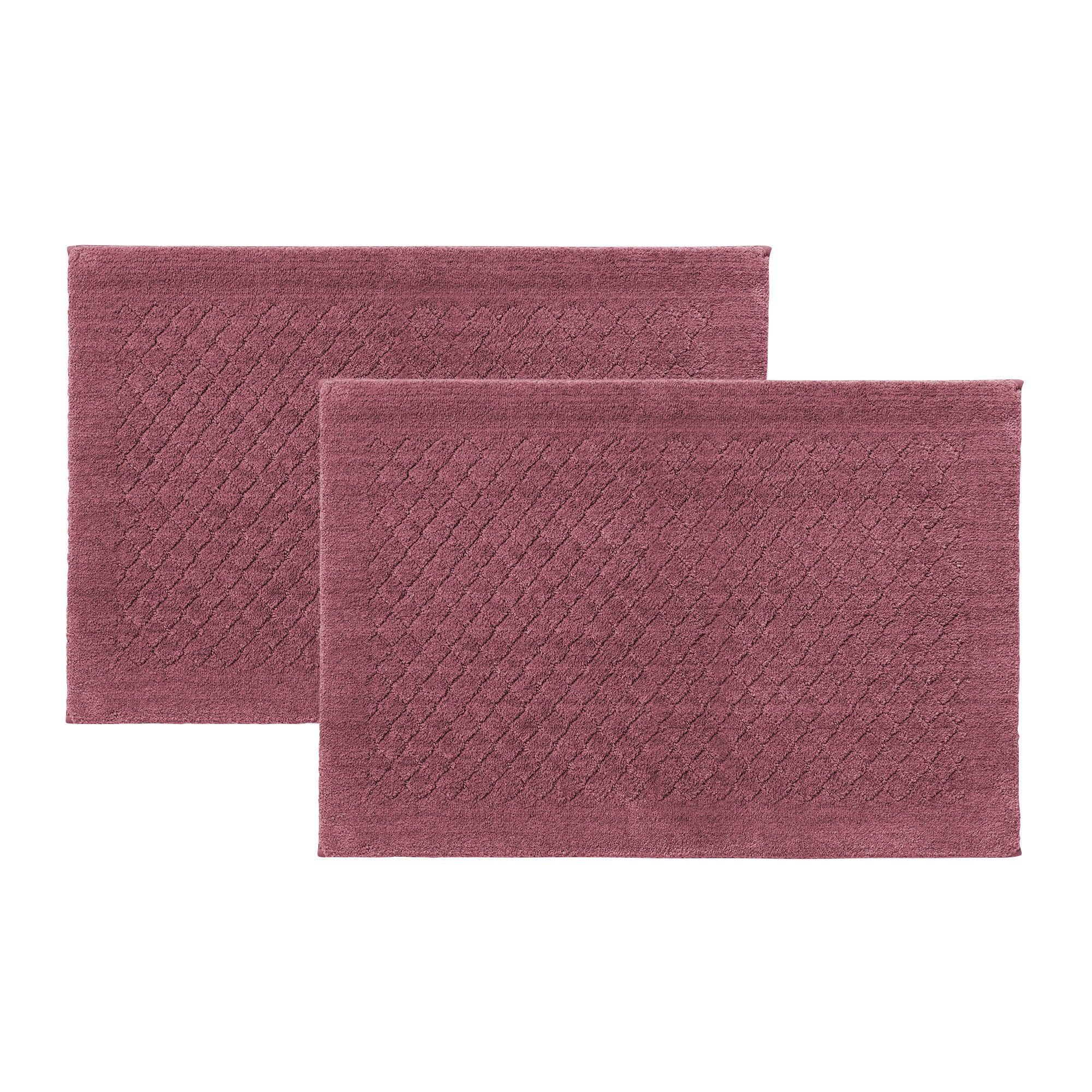 Charisma Drylon Diamond Bath Rugs, 2-pack