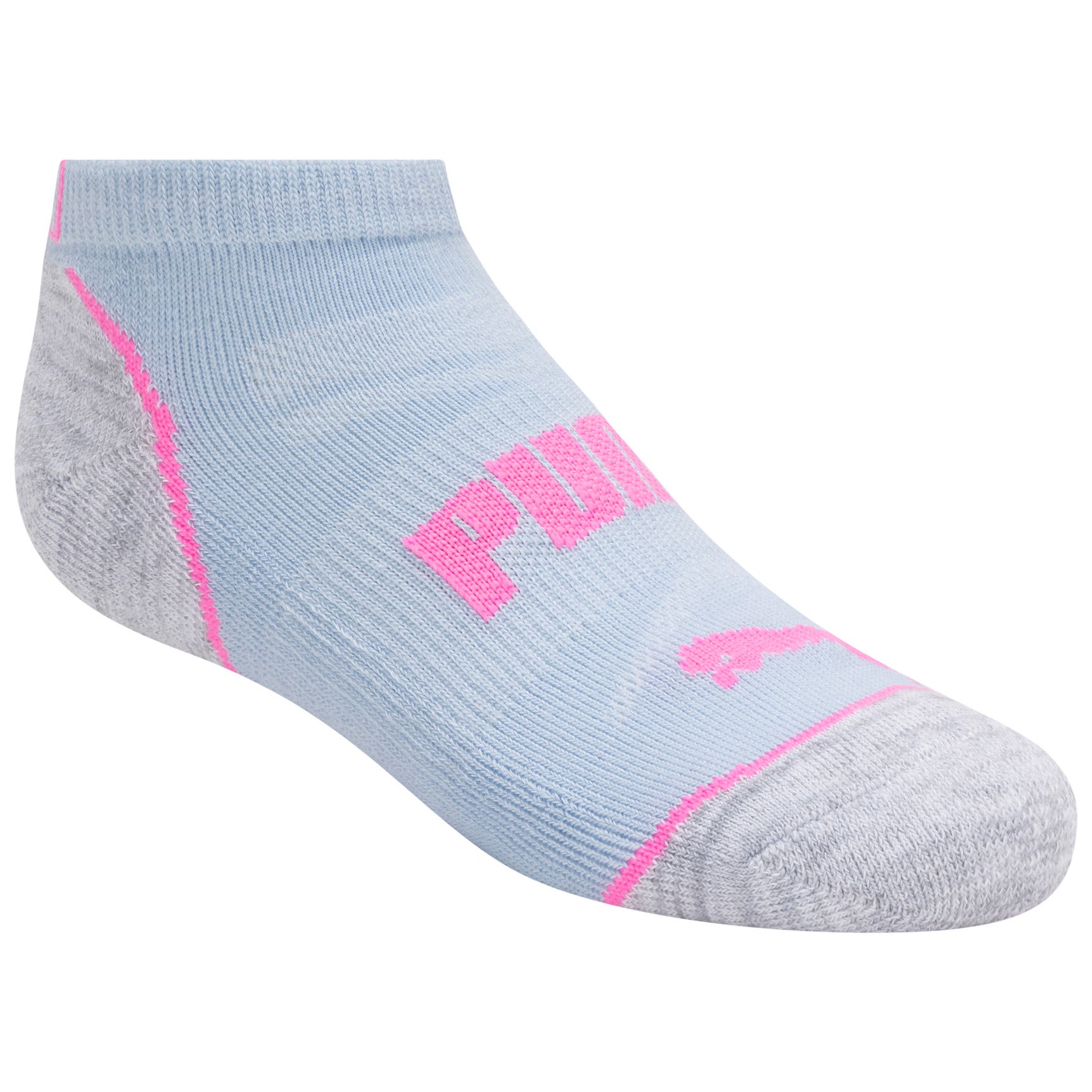 PUMA Kids' Low Cut Socks, 20-pair