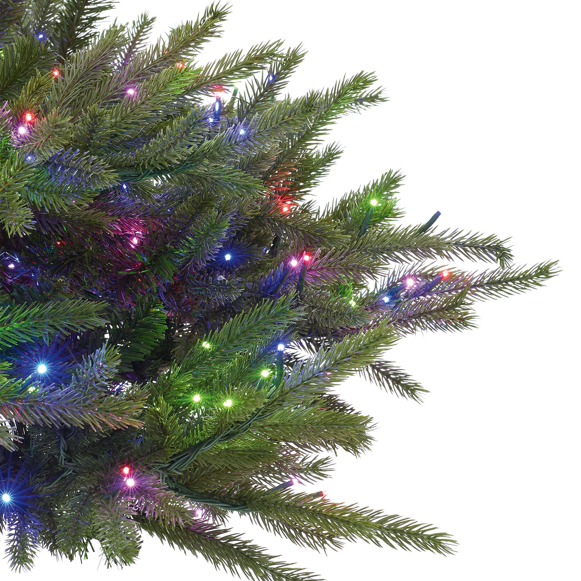 7.5' Pre-Lit European Micro LED with Twinkle Artificial Christmas Tree